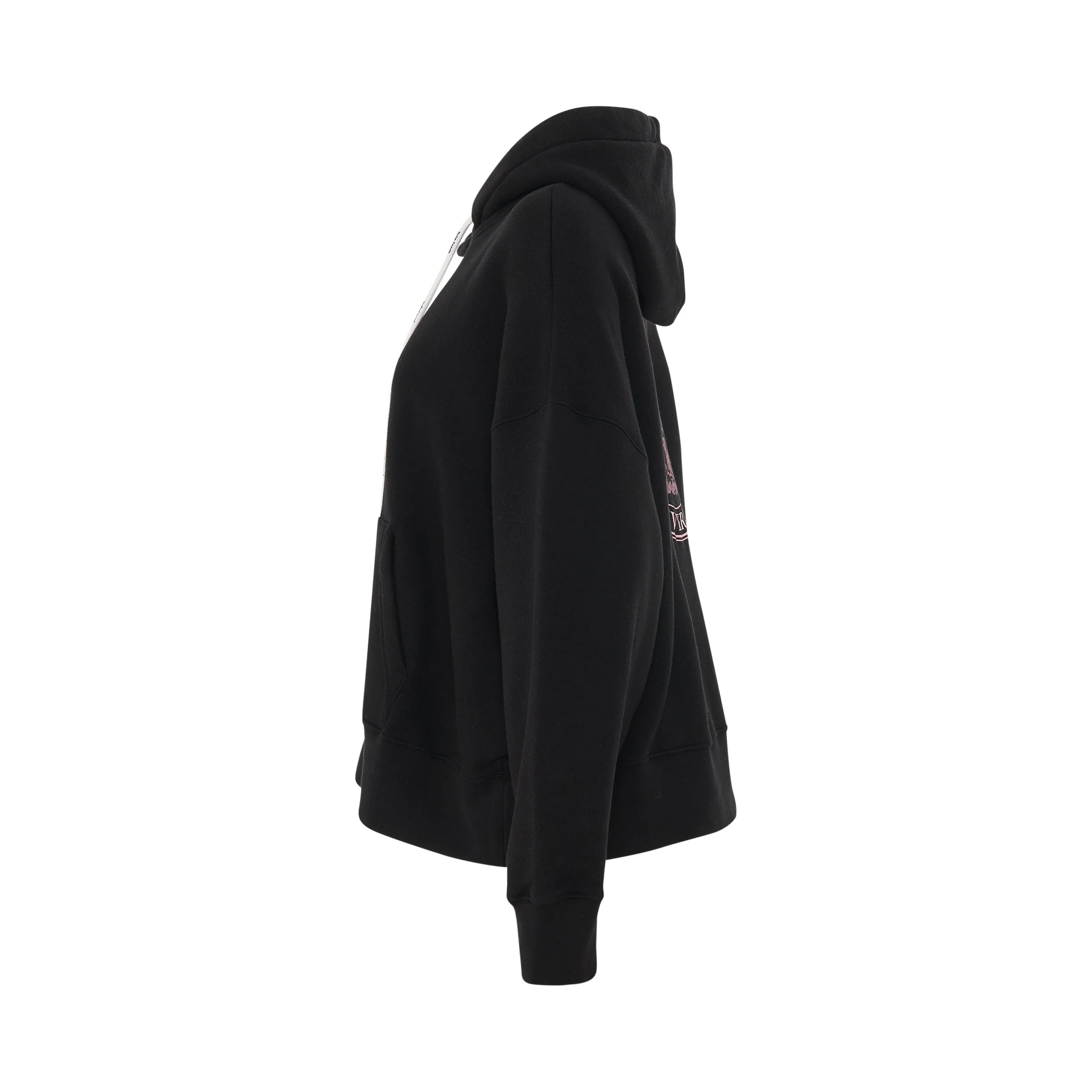 College Classic Hoodie in Black/Coral Pink sold by MARAIS product image thumbnail 3