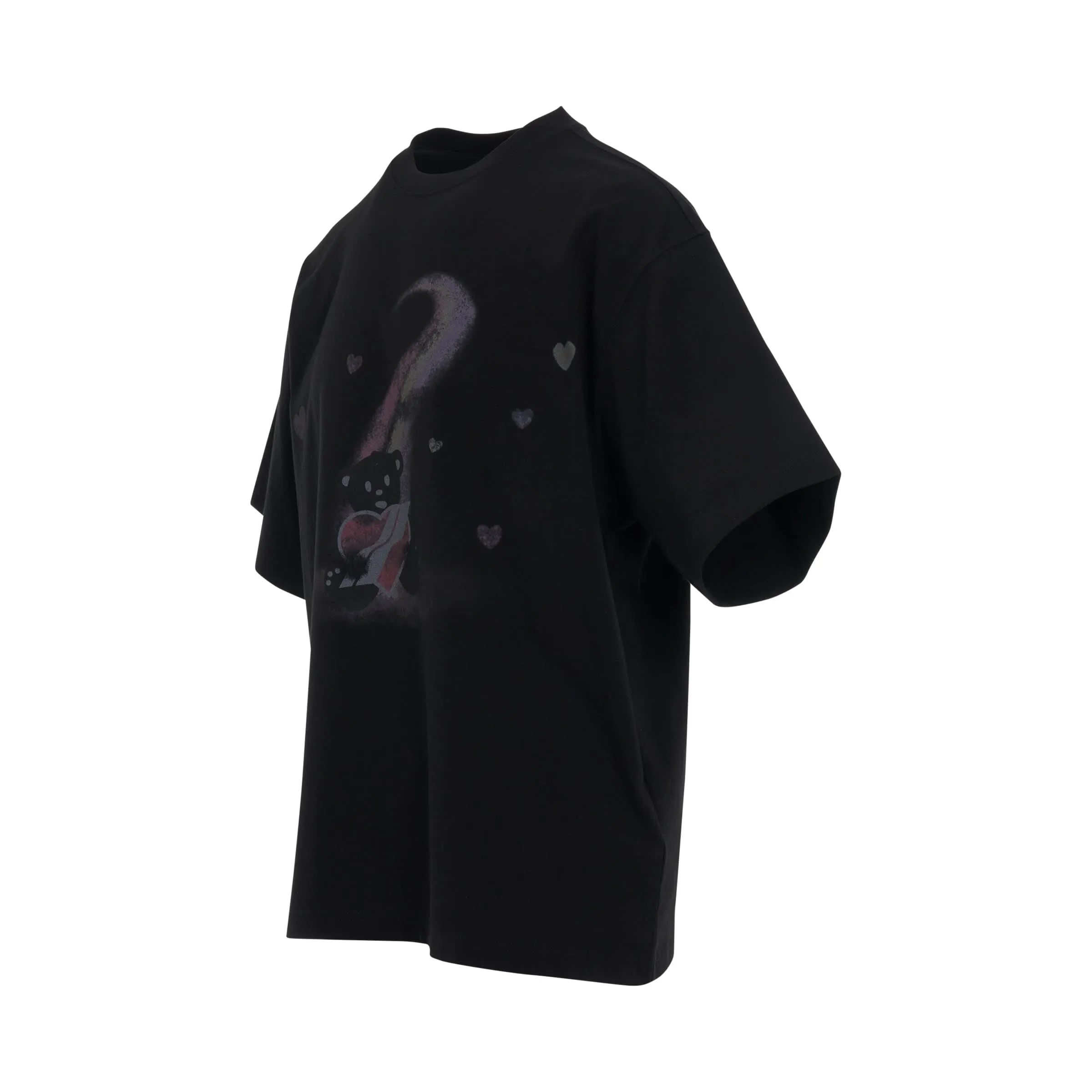 Teddy Bear Print T-Shirt in Black sold by MARAIS product image thumbnail 2