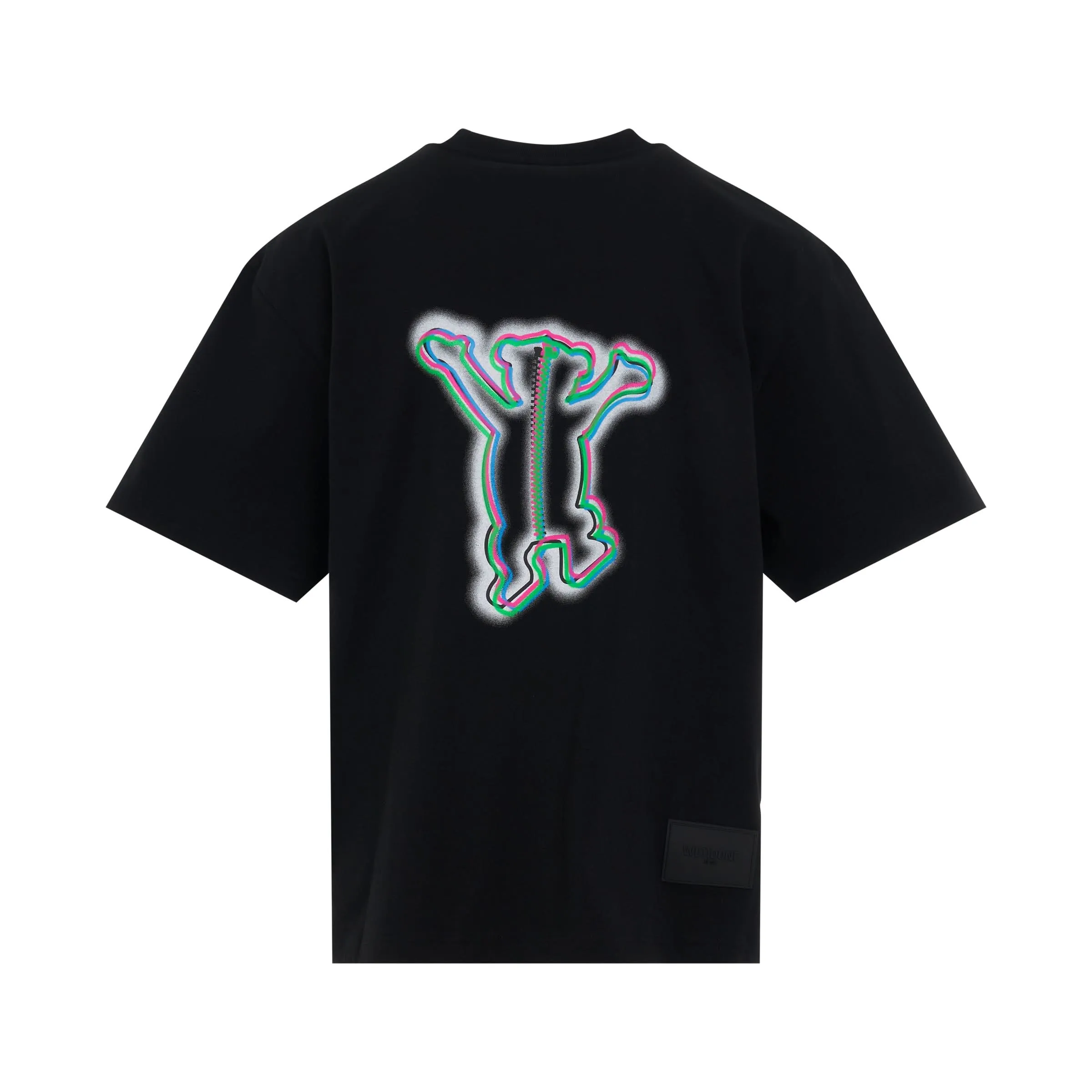 Colourful Teddy Print T-Shirt in Black sold by MARAIS product image thumbnail 4