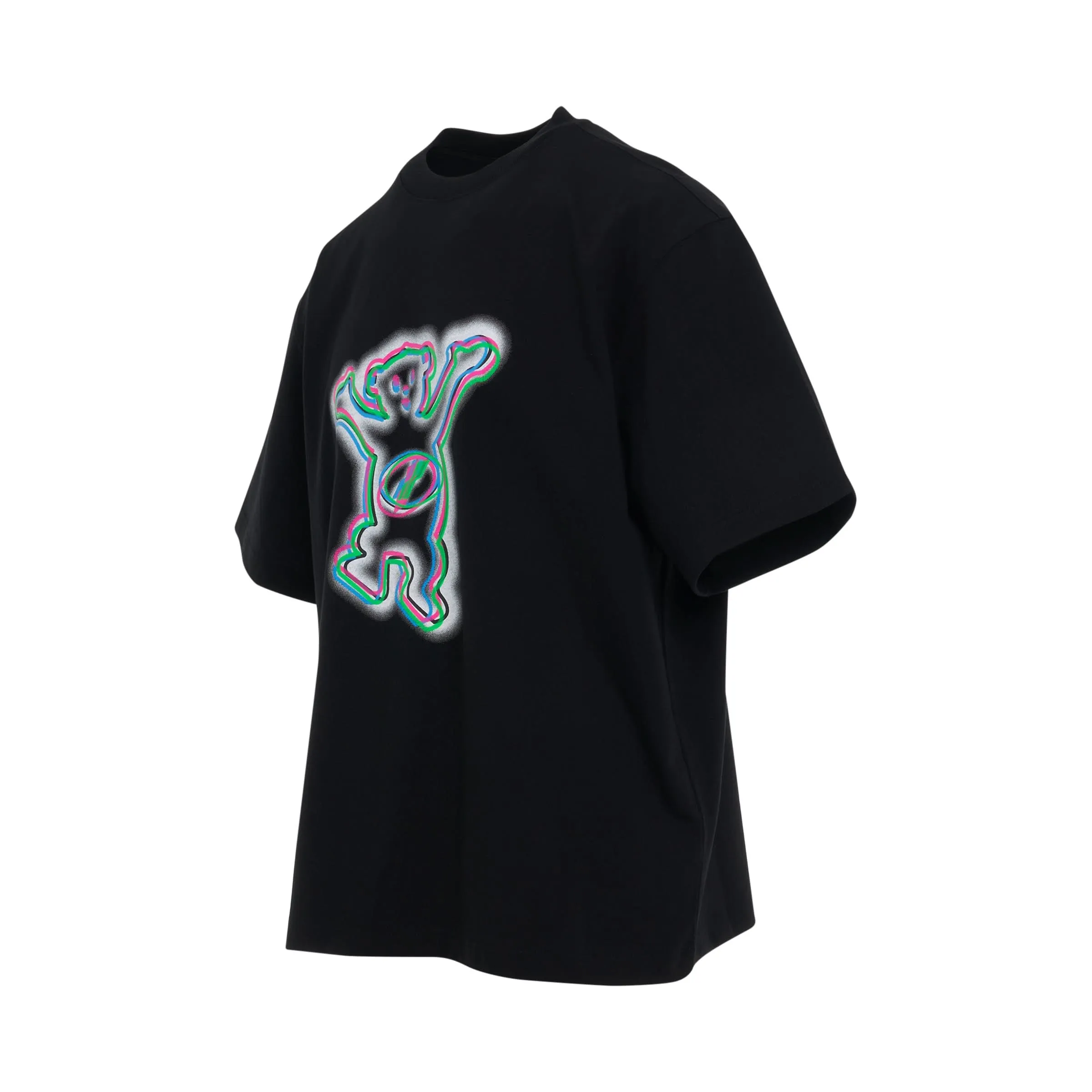 Colourful Teddy Print T-Shirt in Black sold by MARAIS product image thumbnail 2