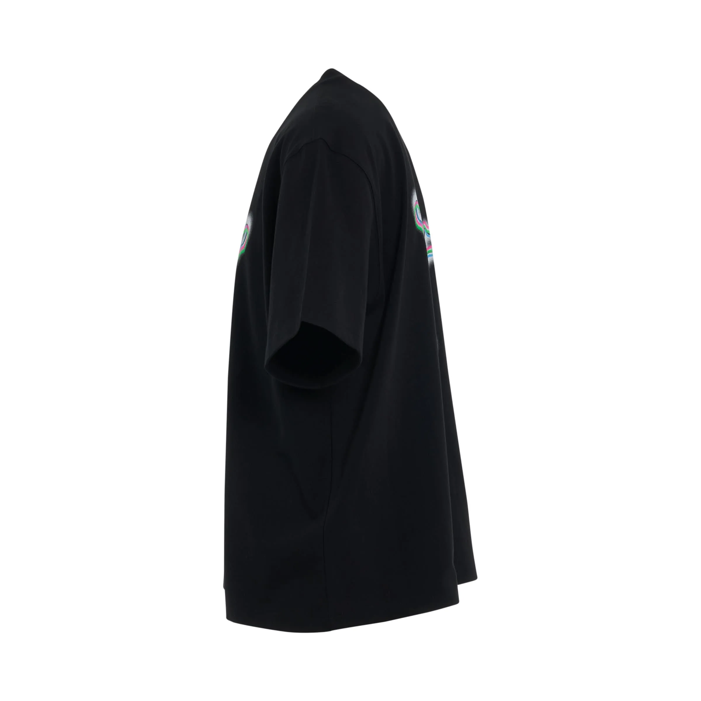 Colourful Teddy Print T-Shirt in Black sold by MARAIS product image thumbnail 3