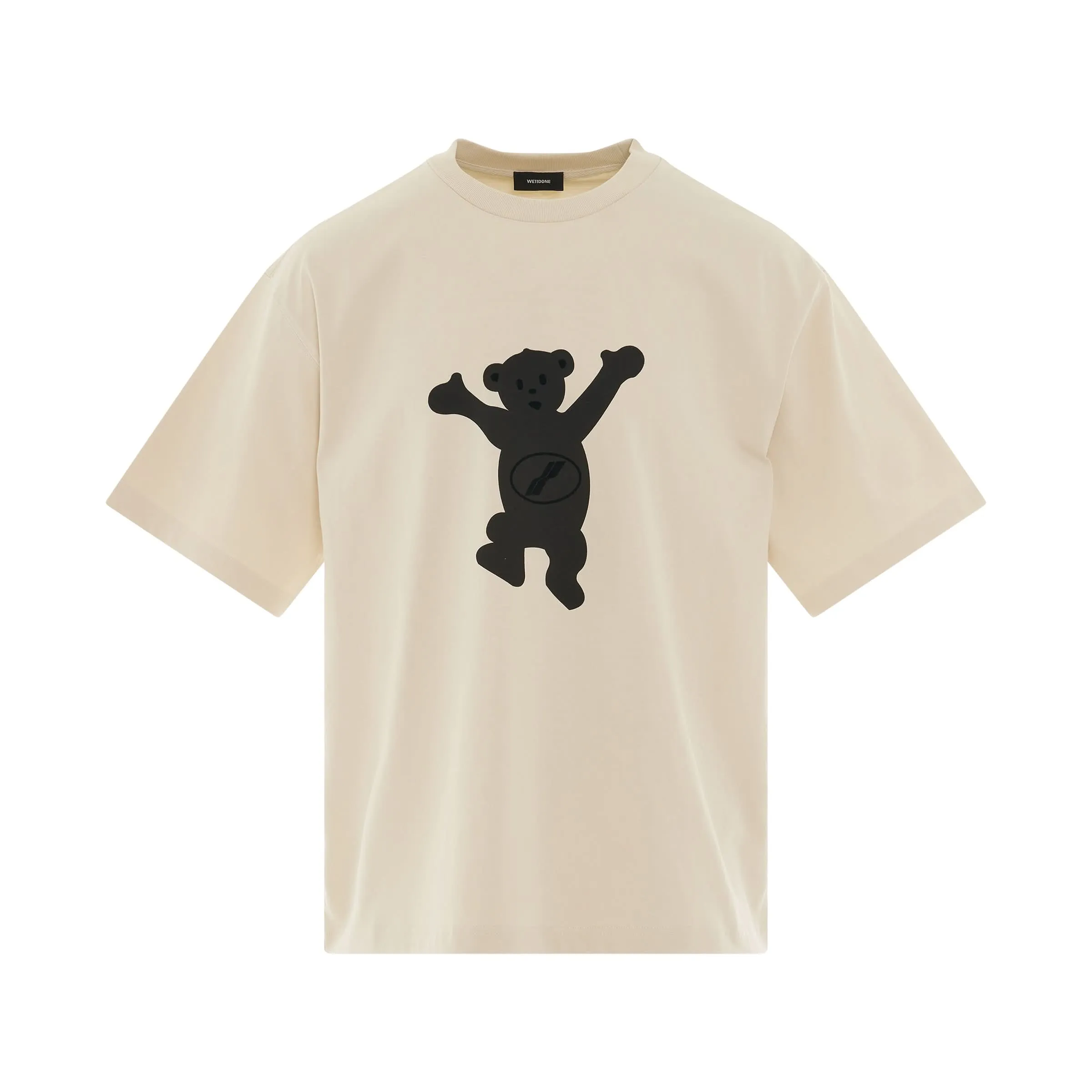 Logo Teddy T-Shirt in Ivory sold by MARAIS