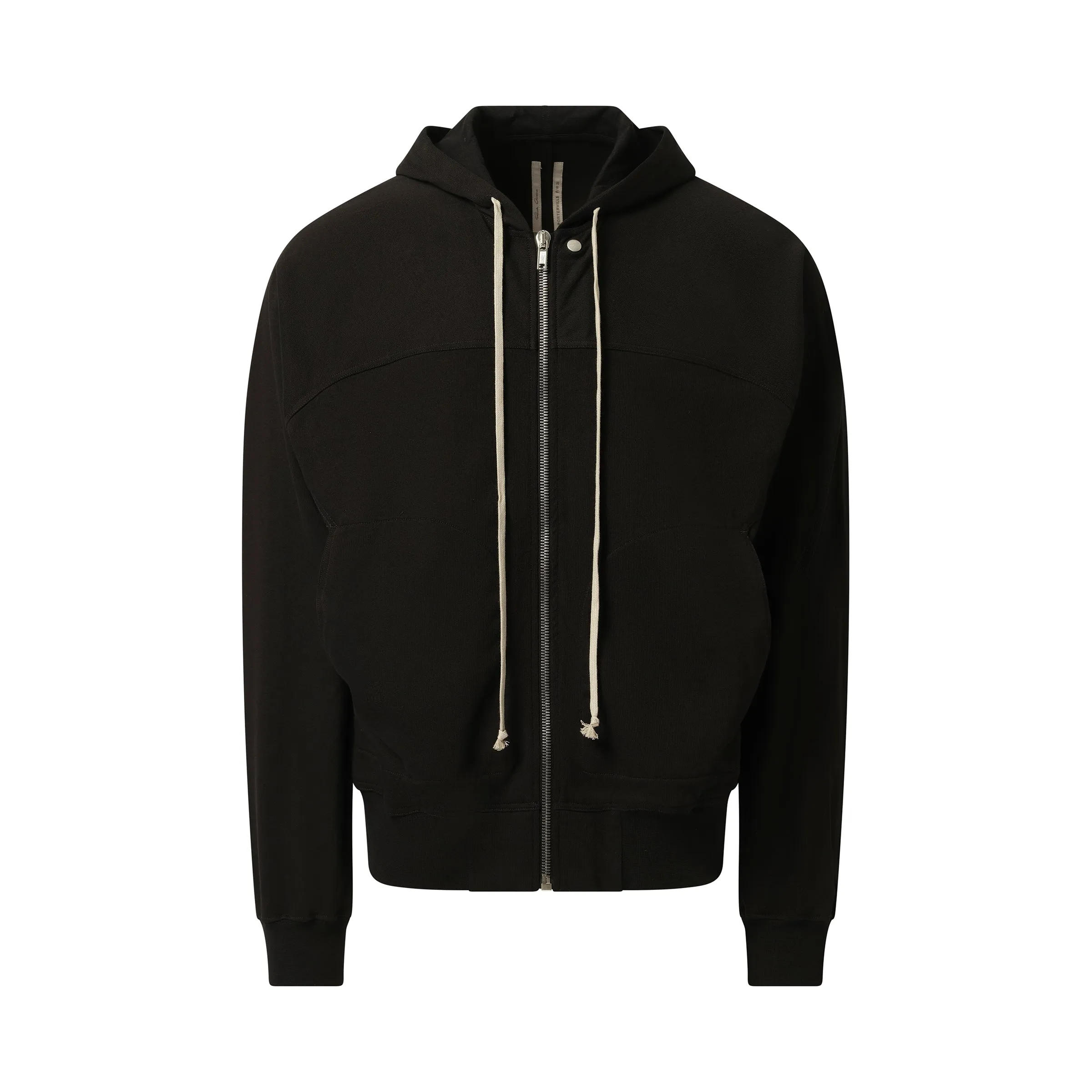 Knit Windbreaker Hoodie in Black sold by MARAIS product image thumbnail 2