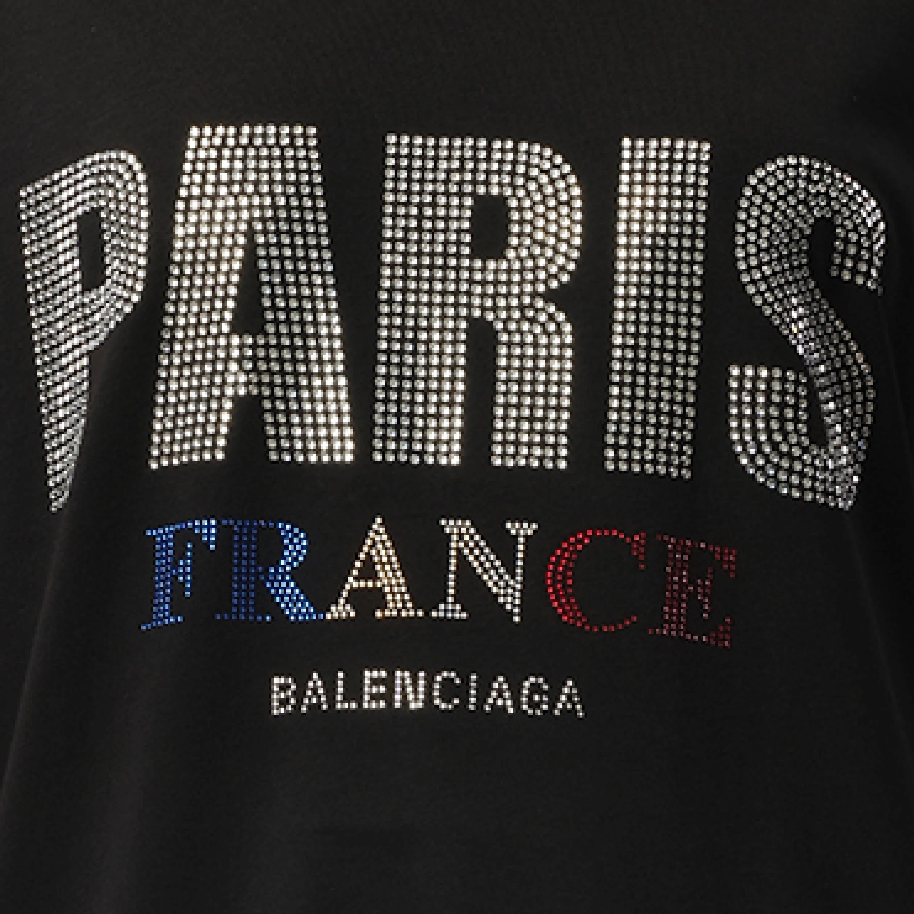Paris Strass Oversized T-Shirt in Black sold by MARAIS product image thumbnail 3