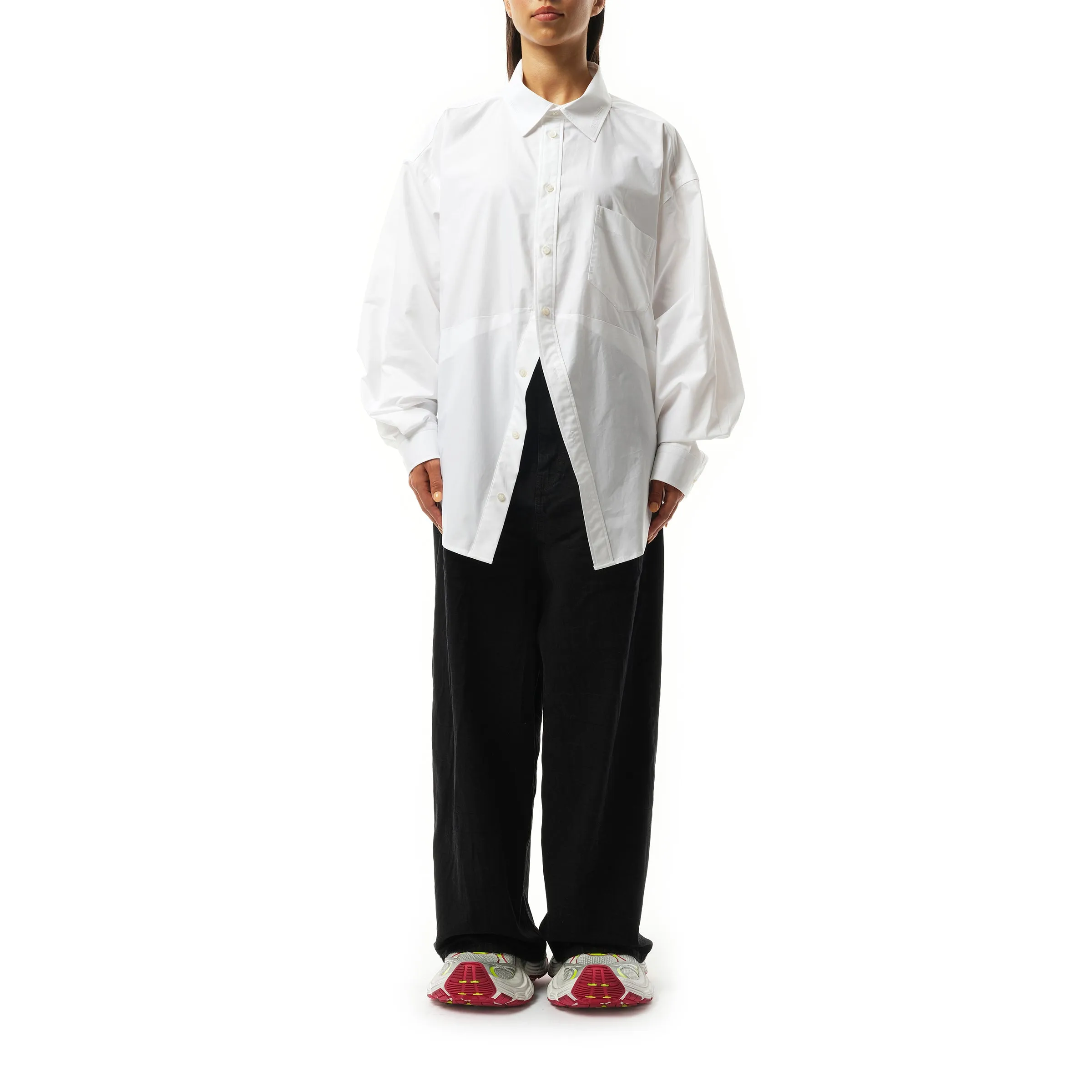 Swing Shirt in White sold by MARAIS product image thumbnail 4
