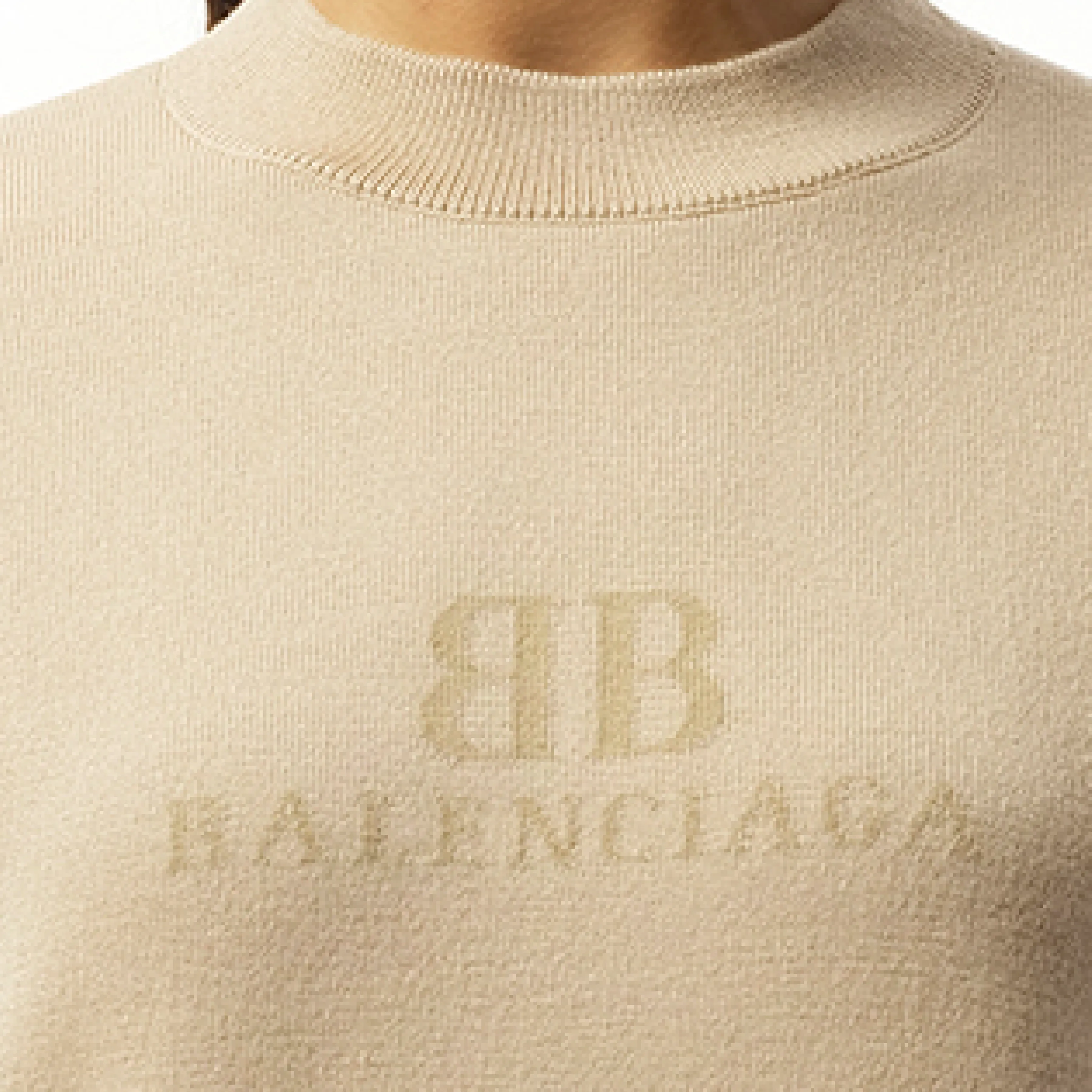 Cropped Sweater in Beige sold by MARAIS product image thumbnail 3