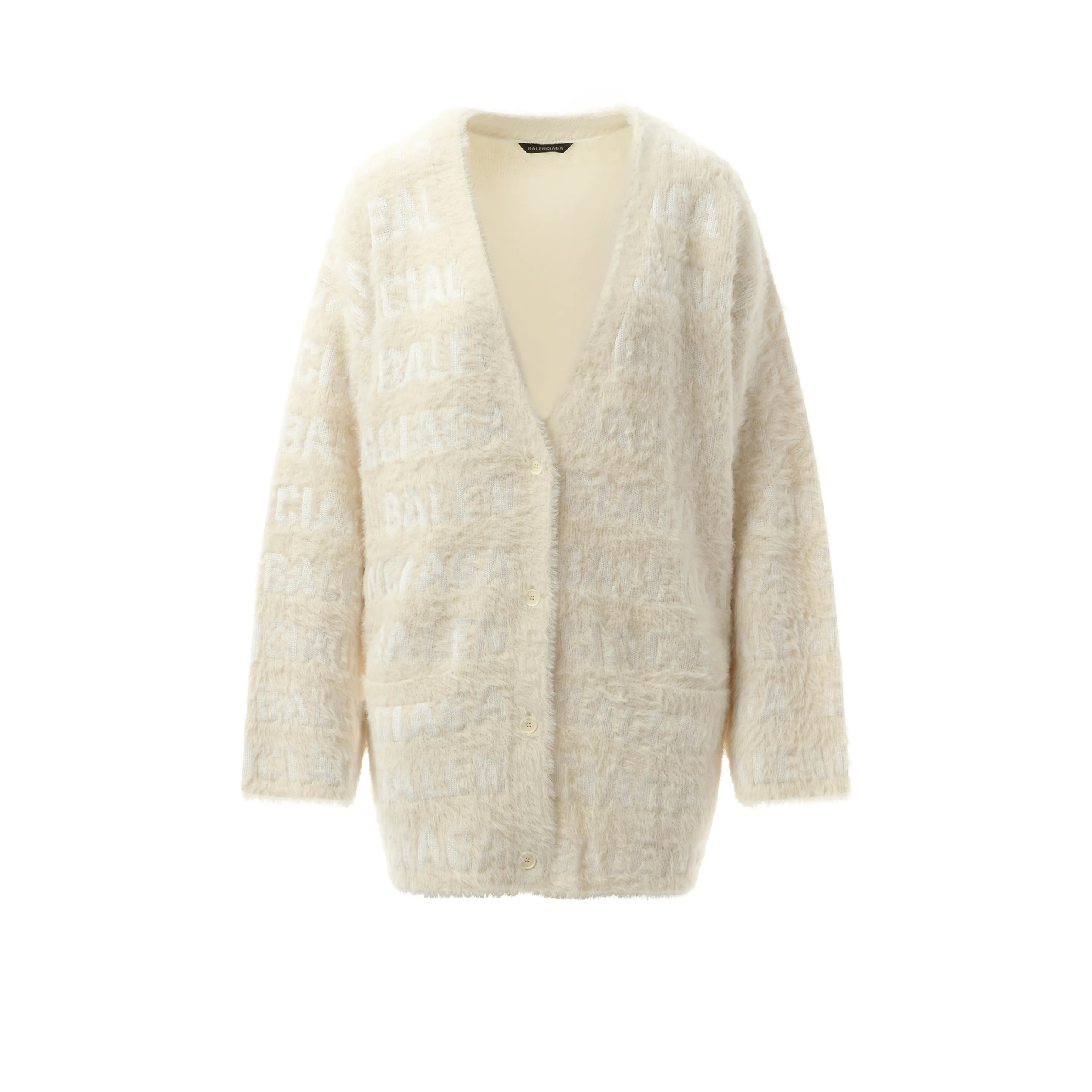 Furry Cardigan in Ivory sold by MARAIS product image thumbnail 2