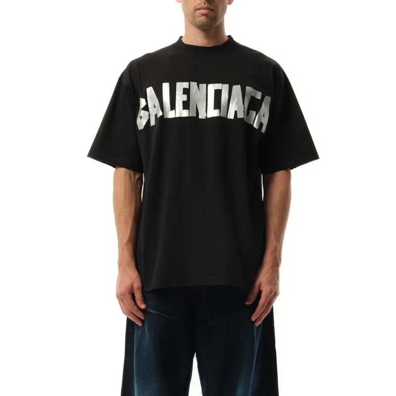 New Tape Type Medium Fit T-Shirt in Faded Black sold by MARAIS