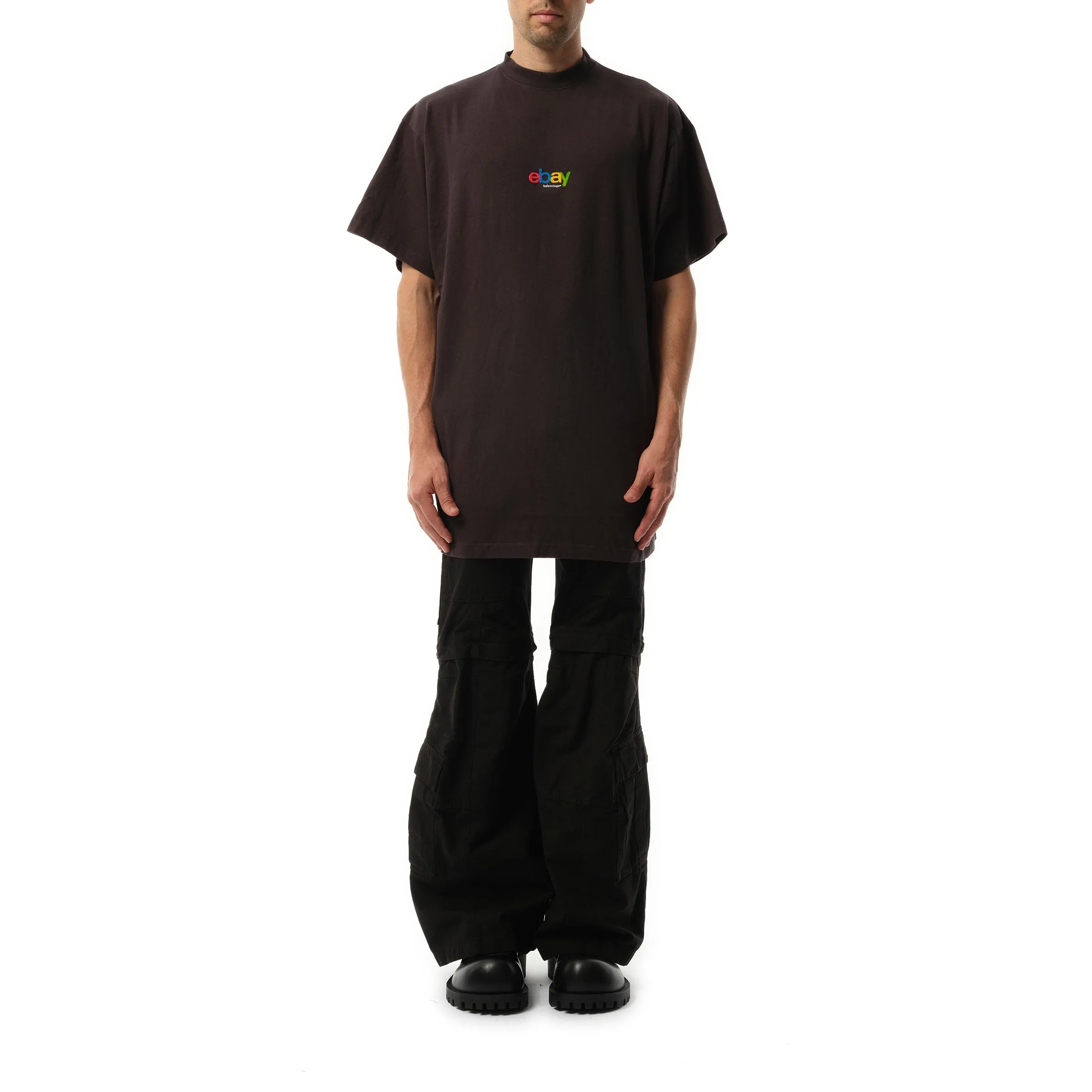 Ebay Oversized T-Shirt in Washed Black sold by MARAIS product image thumbnail 4