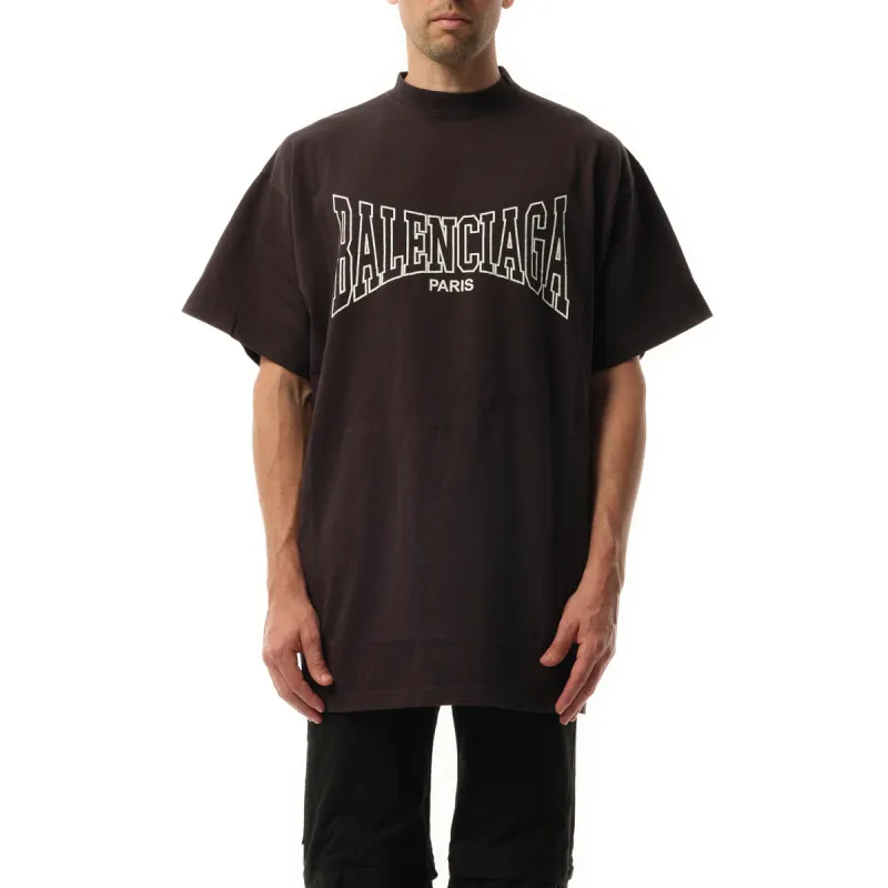 【Balenciaga】UNDER AMOUR OVERSIZED T-SHIRT◆787349TRVB7 Balenciaga x Under Armour T-shirt Oversized Fit 'Black White