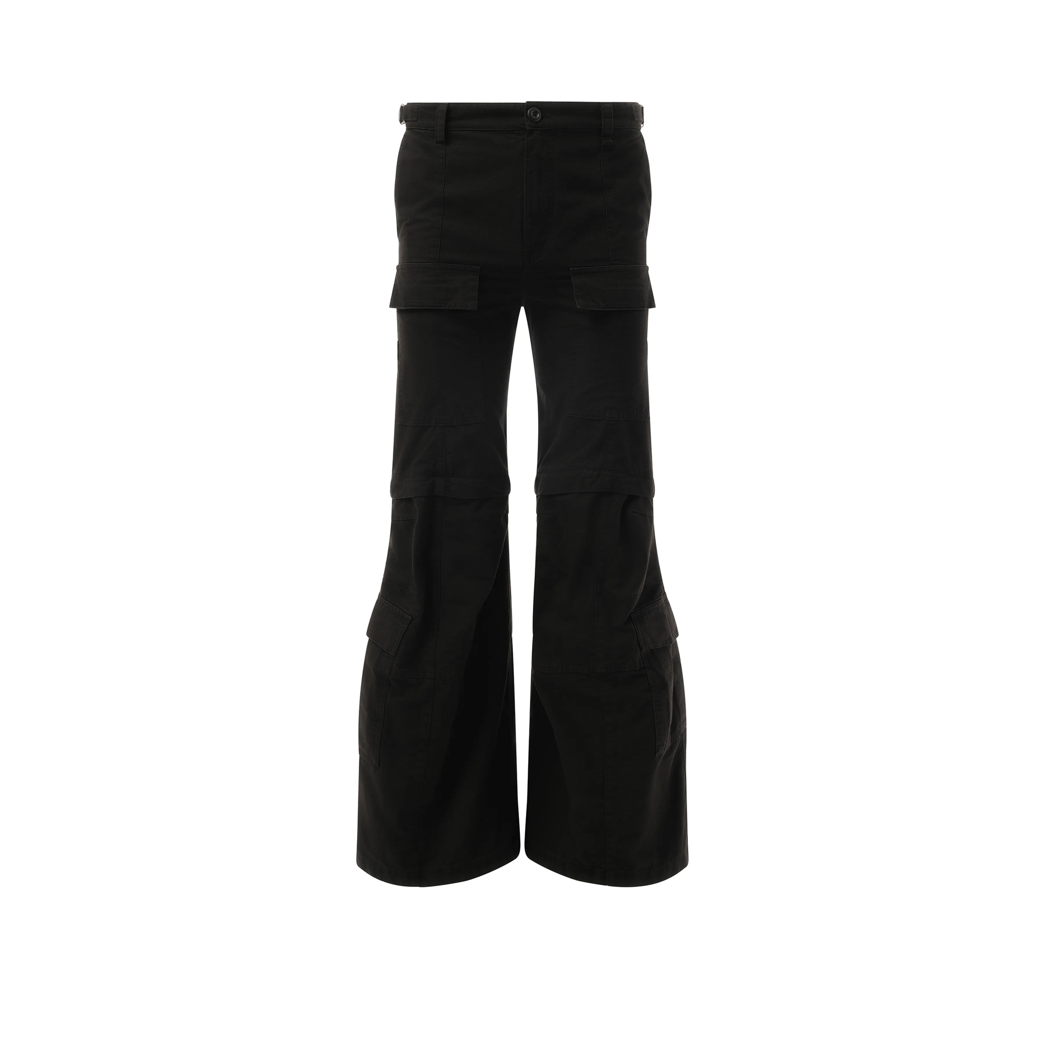 Flared Cargo Pants in Black sold by MARAIS product image thumbnail 2