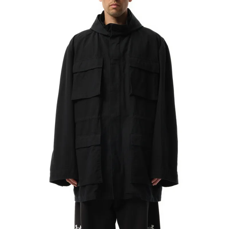 Uniform Parka in Ink made by Balenciaga