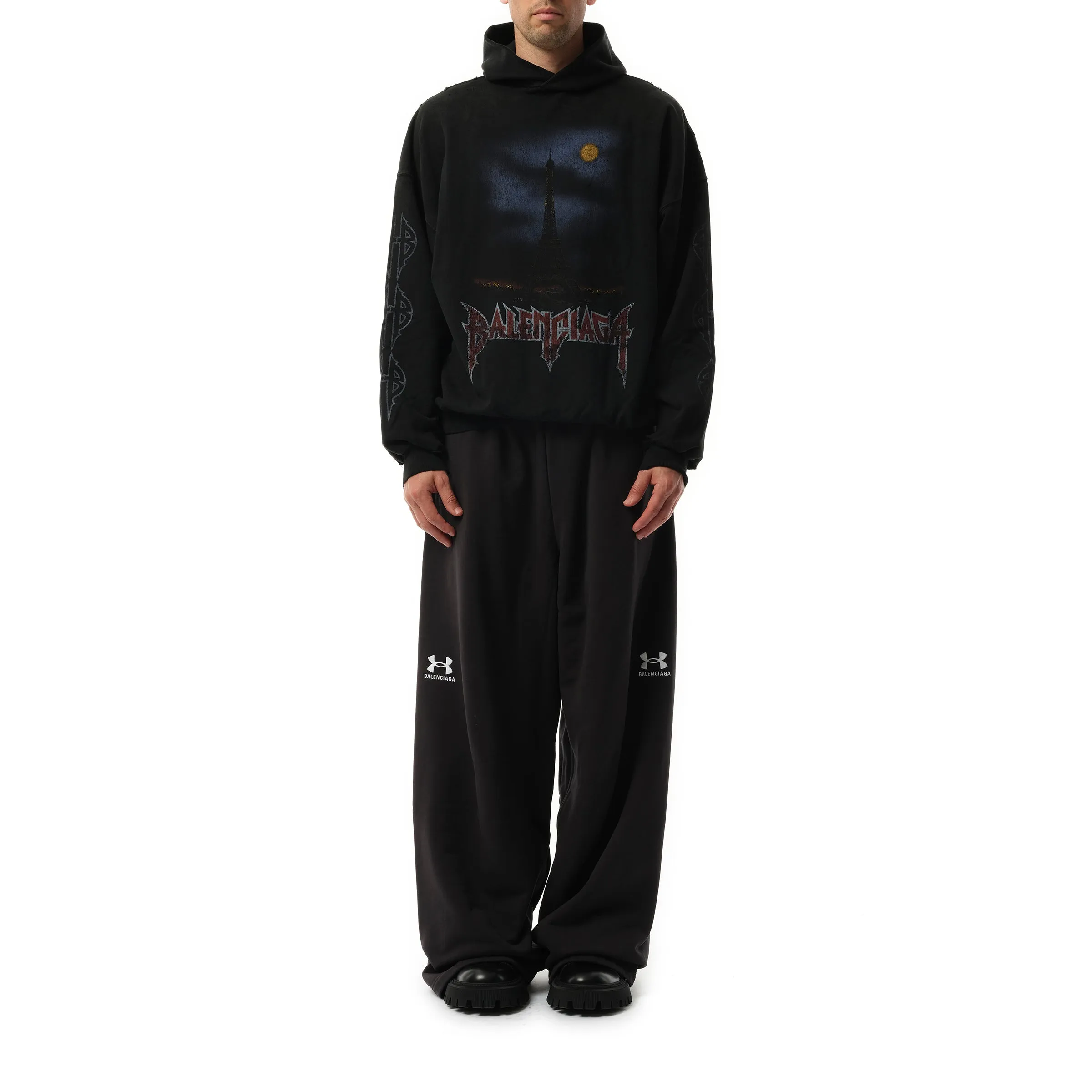 Paris Moon Hoodie in Washed Black sold by MARAIS product image thumbnail 4