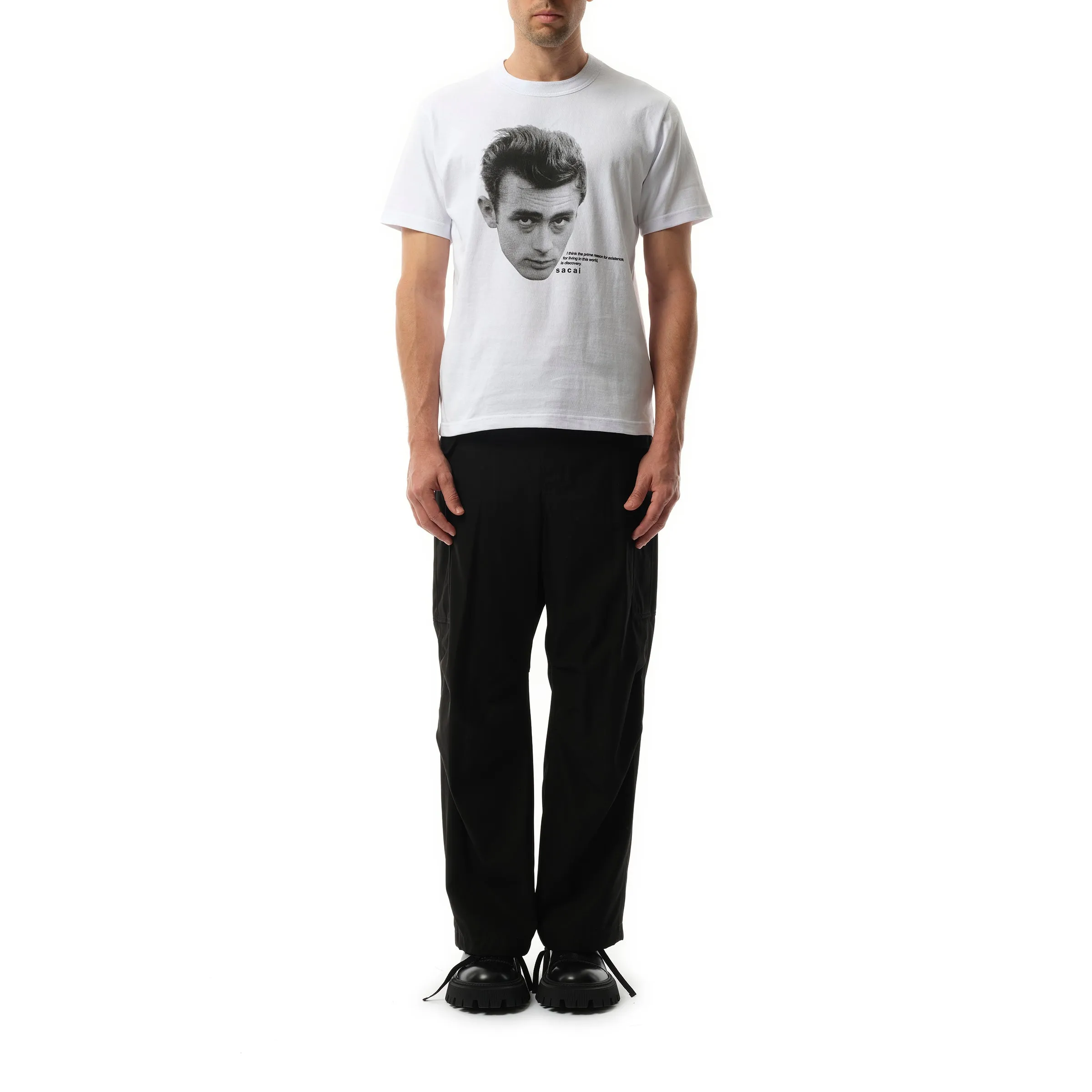 James Dean T-Shirt in White sold by MARAIS product image thumbnail 4