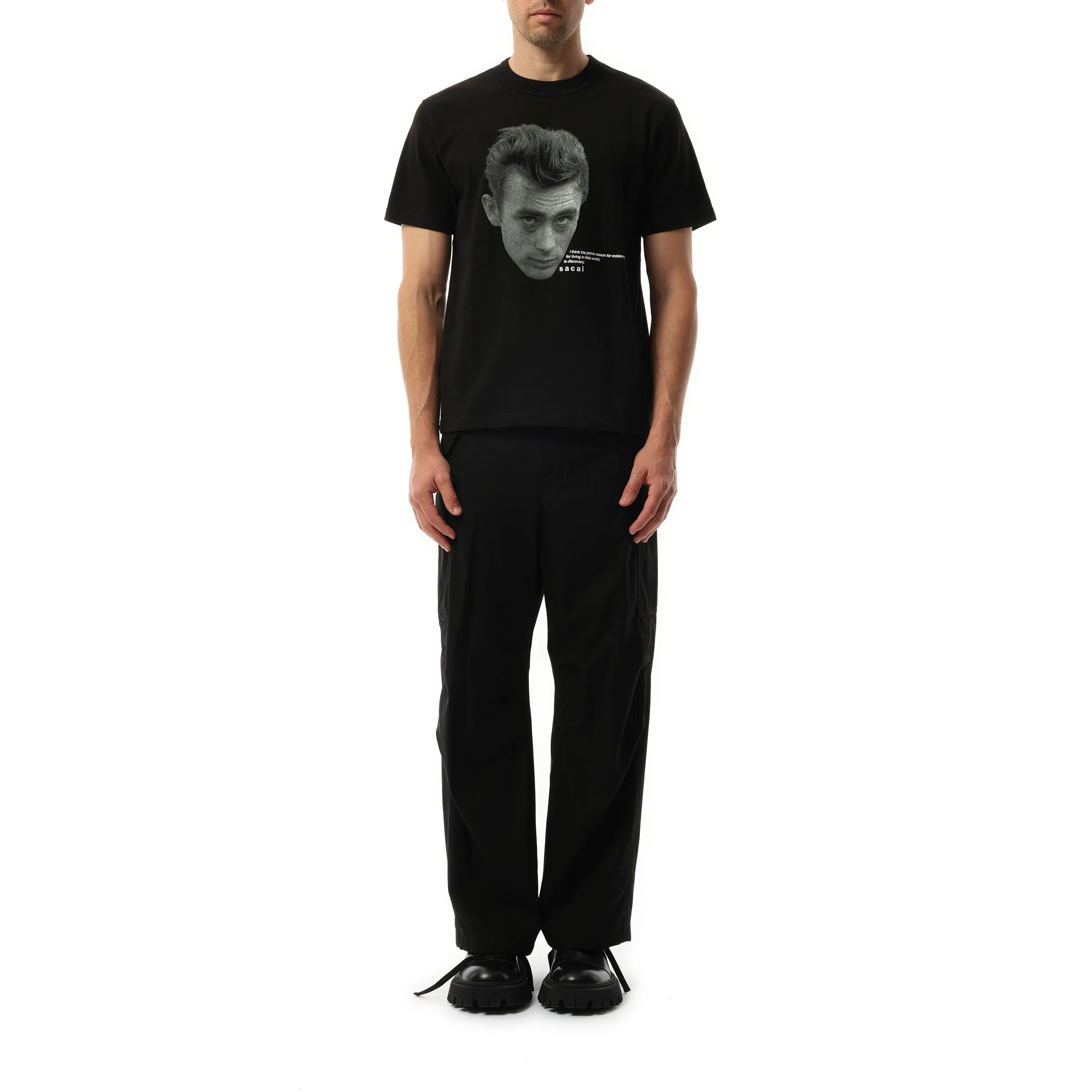 James Dean T-Shirt in Black sold by MARAIS product image thumbnail 4
