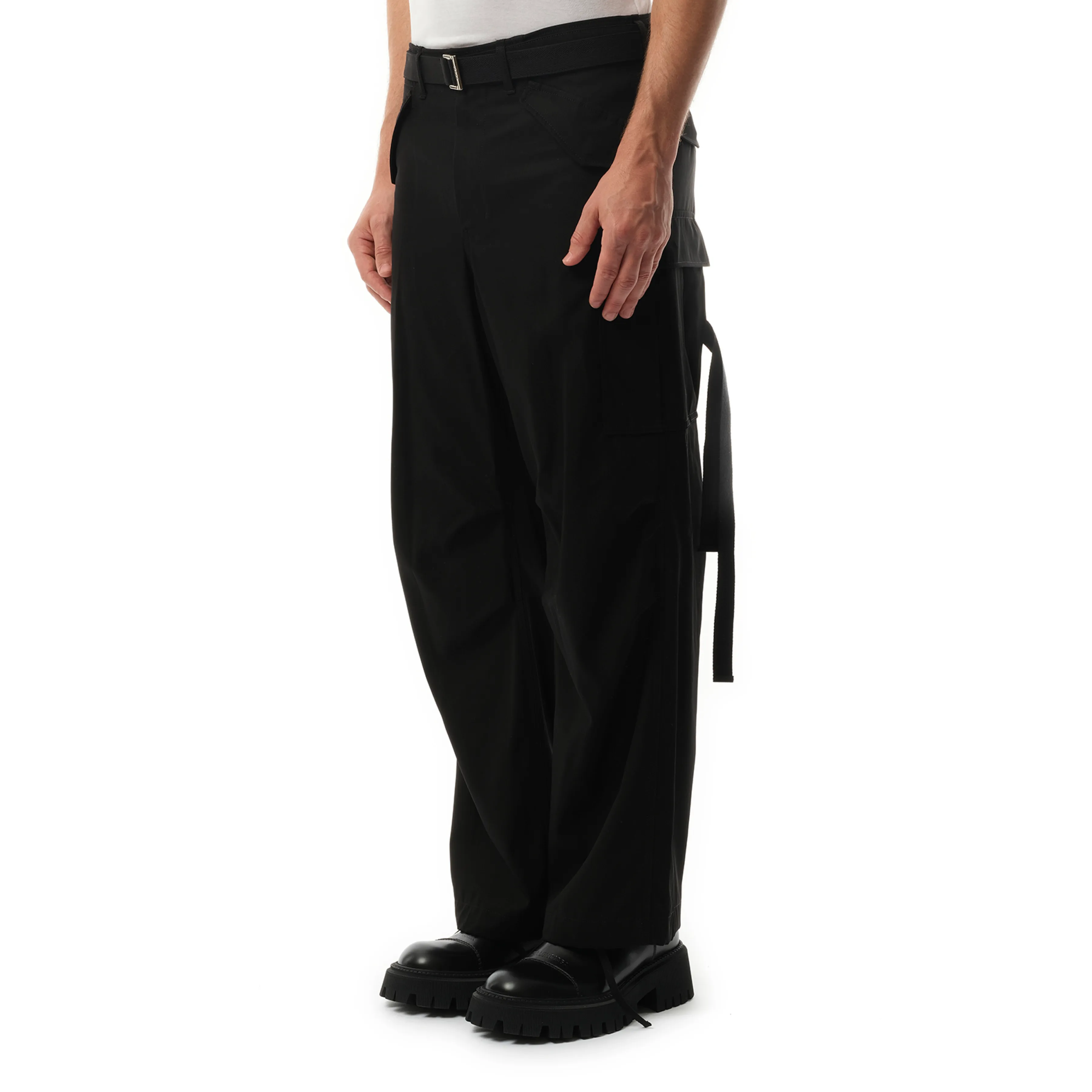 Cotton Twill Pants in Black sold by MARAIS product image thumbnail 5