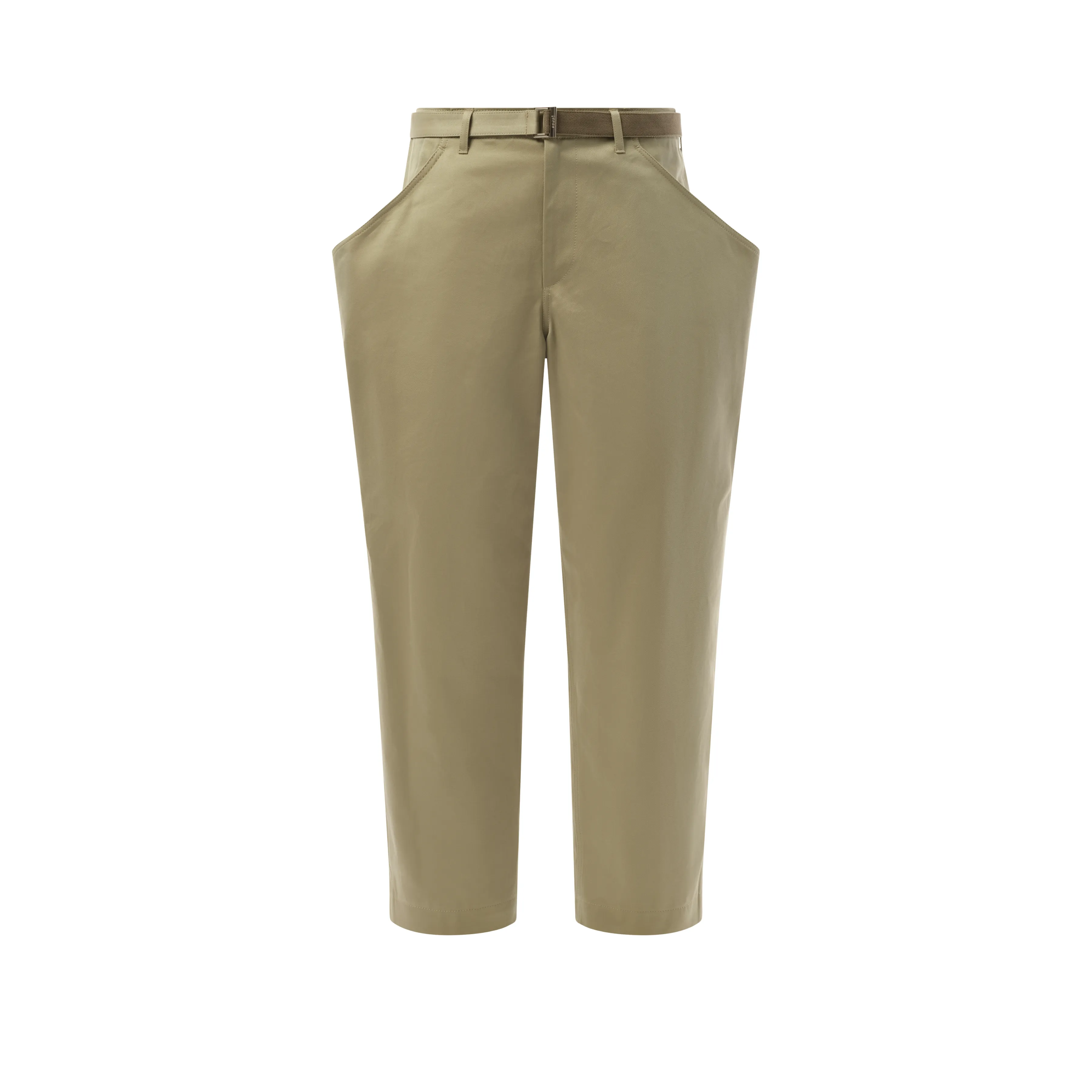 Cotton Chino Pants in Beige sold by MARAIS product image thumbnail 2