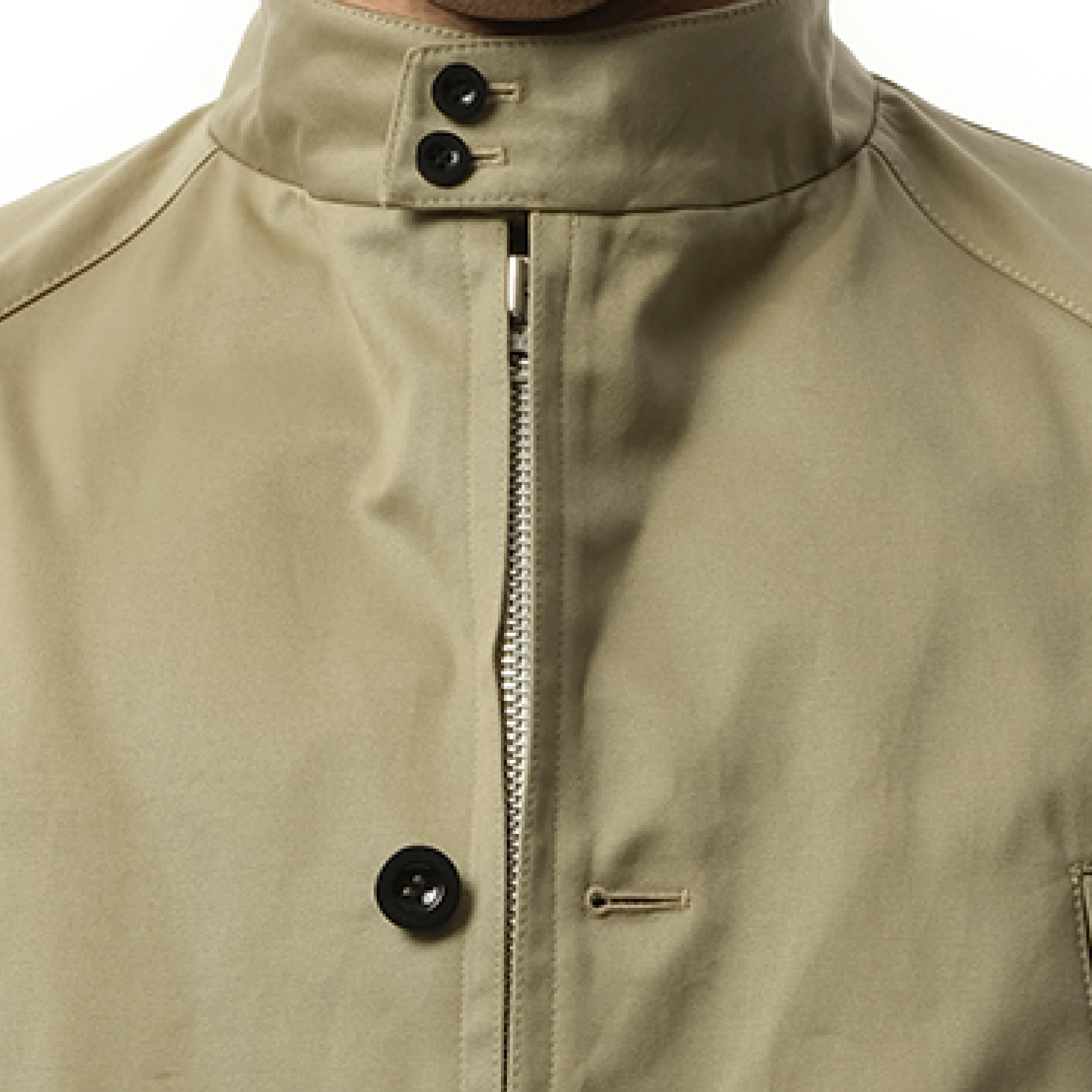 Cotton Chino Jacket in Beige sold by MARAIS product image thumbnail 3