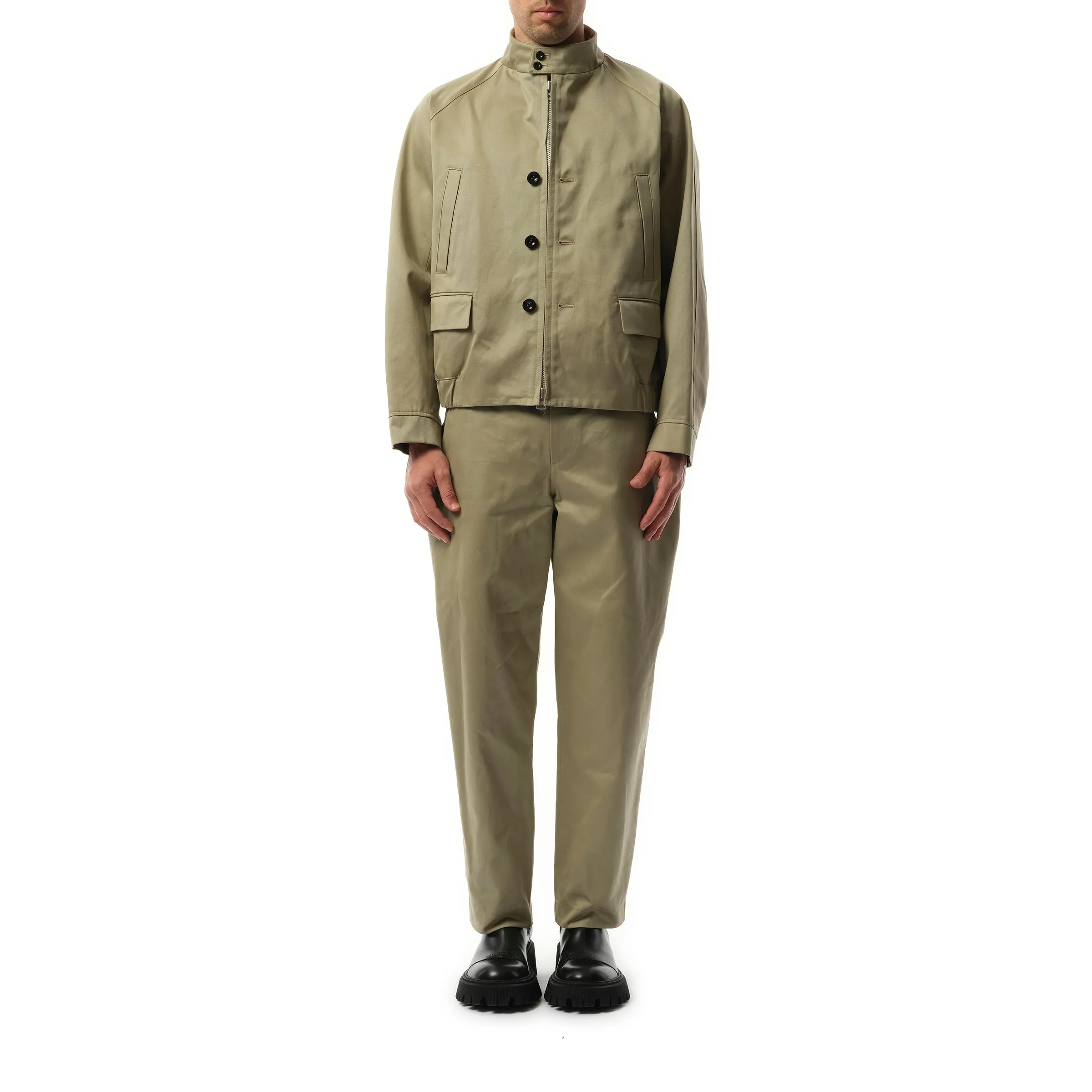Cotton Chino Jacket in Beige sold by MARAIS product image thumbnail 4
