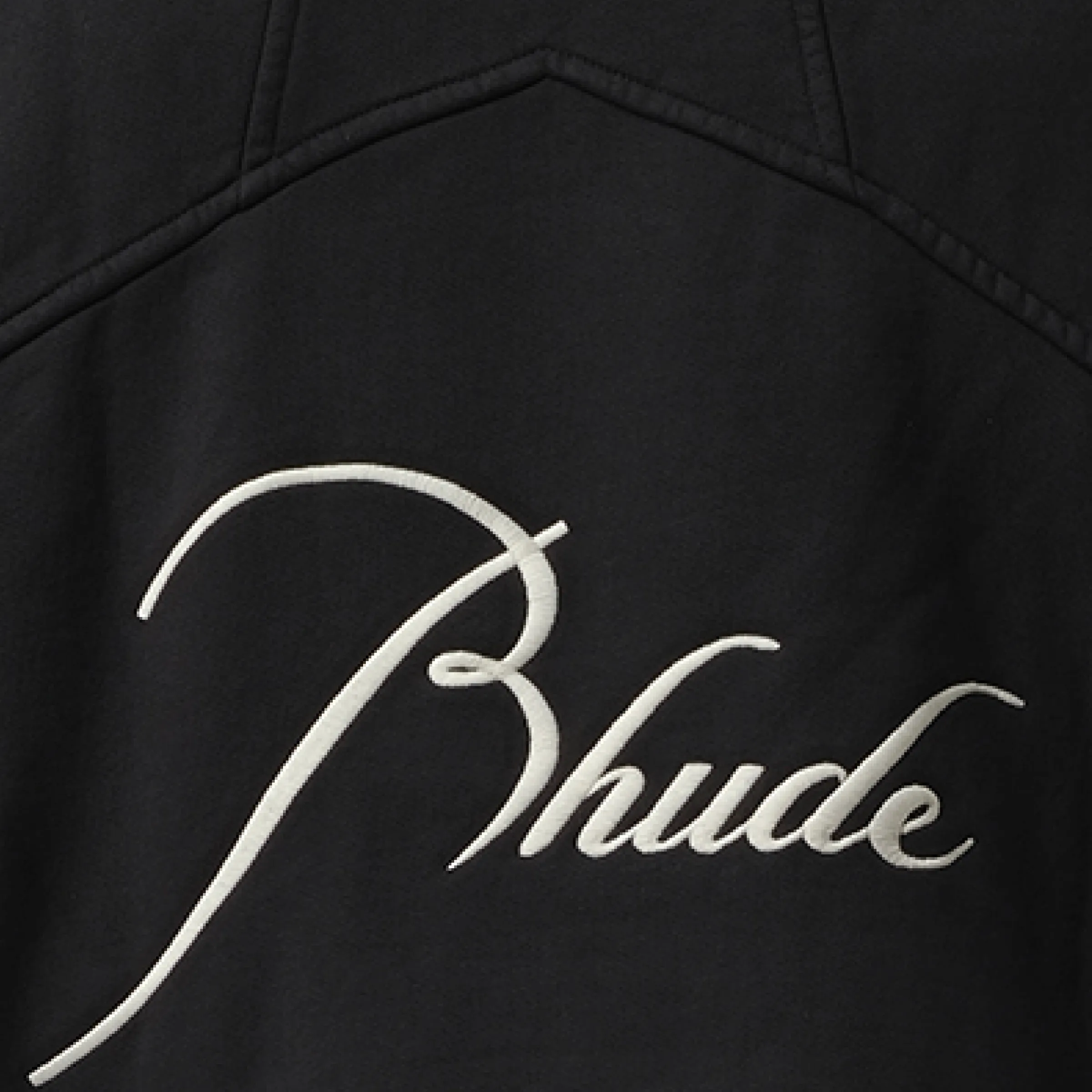 Rhude Logo Sweatshirt in Vintage Black sold by MARAIS product image thumbnail 3