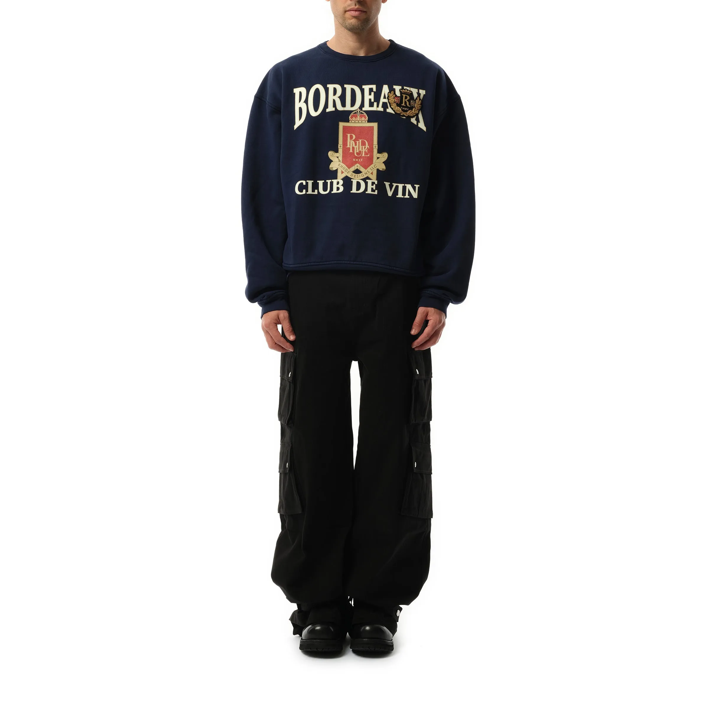 Bordeaux Sweatshirt in Navy sold by MARAIS product image thumbnail 4