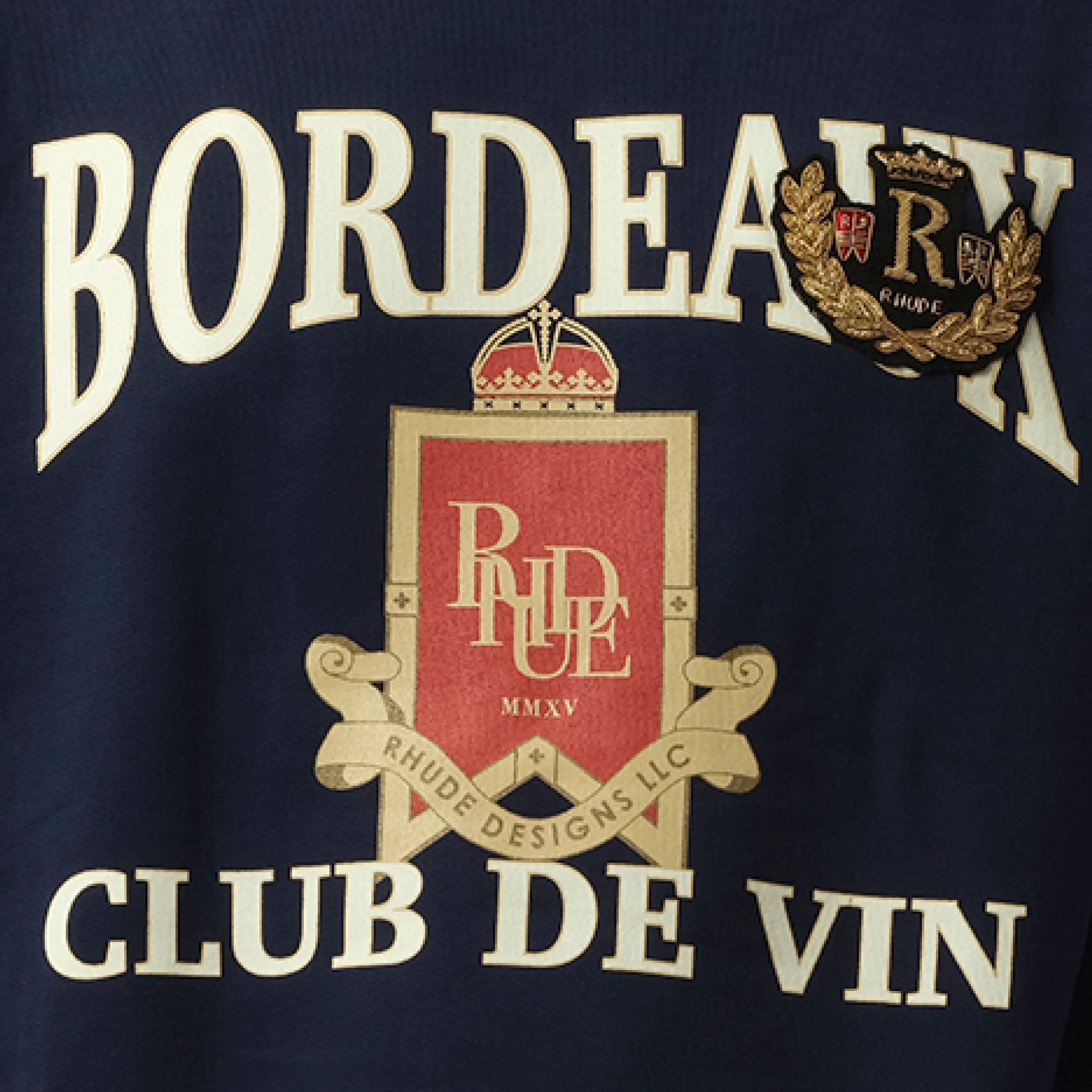 Bordeaux Sweatshirt in Navy sold by MARAIS product image thumbnail 3