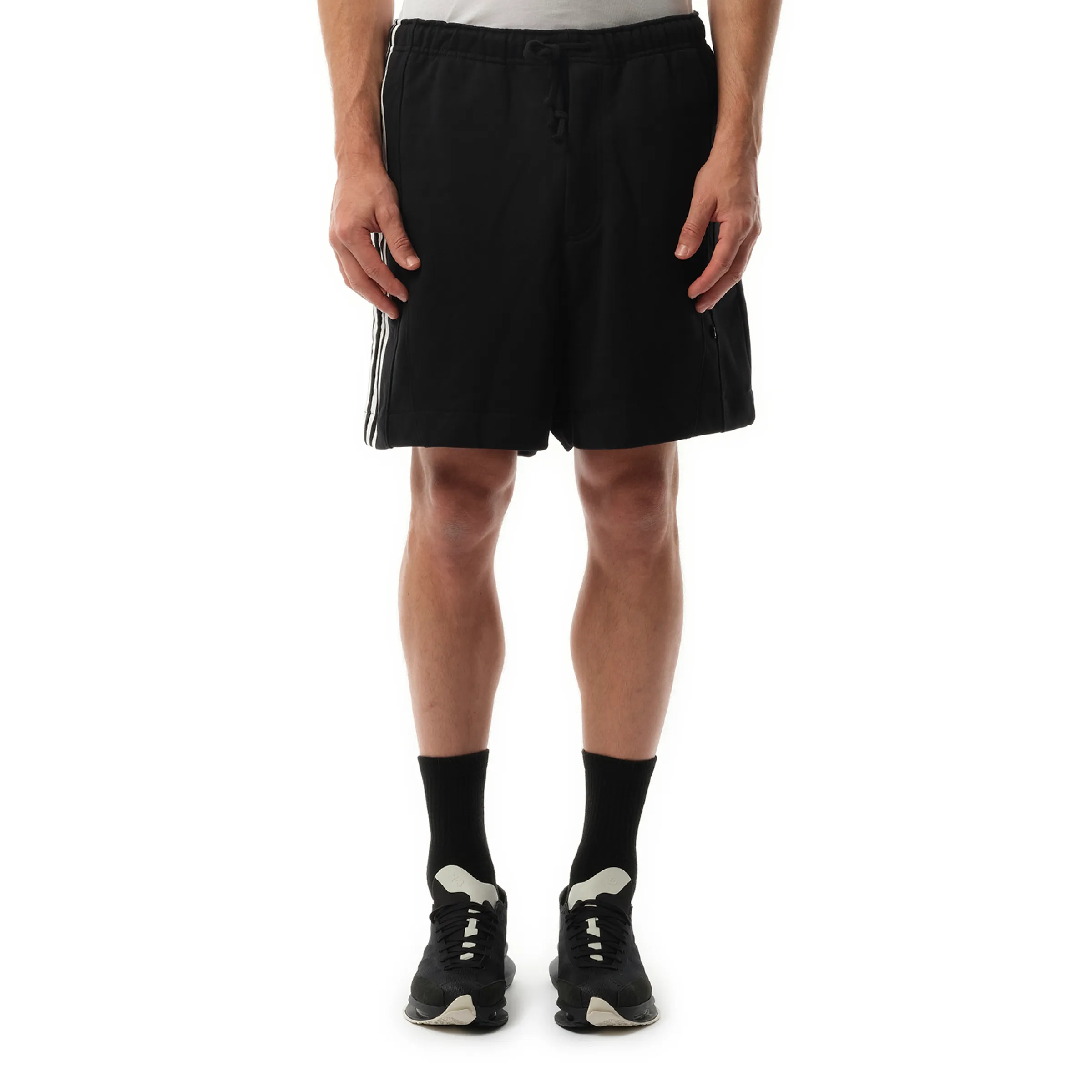 Football Cutout Shorts in Black sold by MARAIS