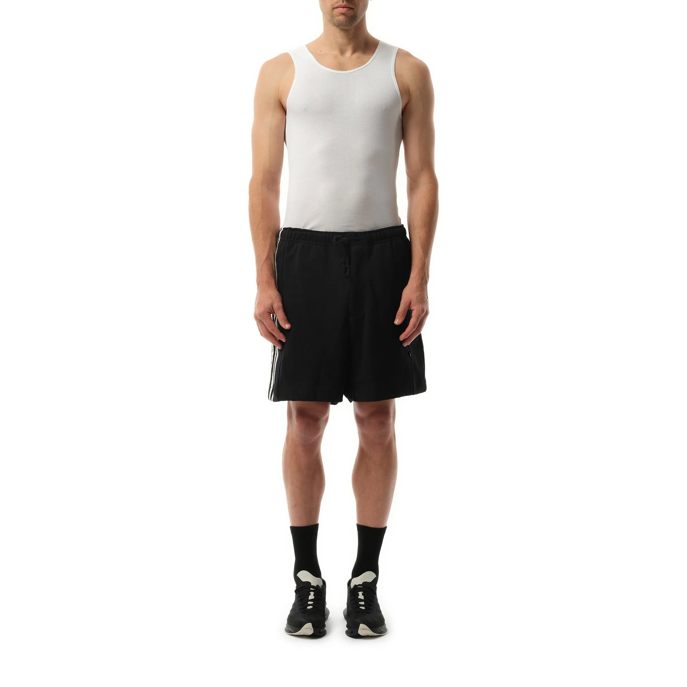 Football Cutout Shorts in Black sold by MARAIS product image thumbnail 4