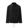 Sports Pun Coach Jacket in Black sold by MARAIS