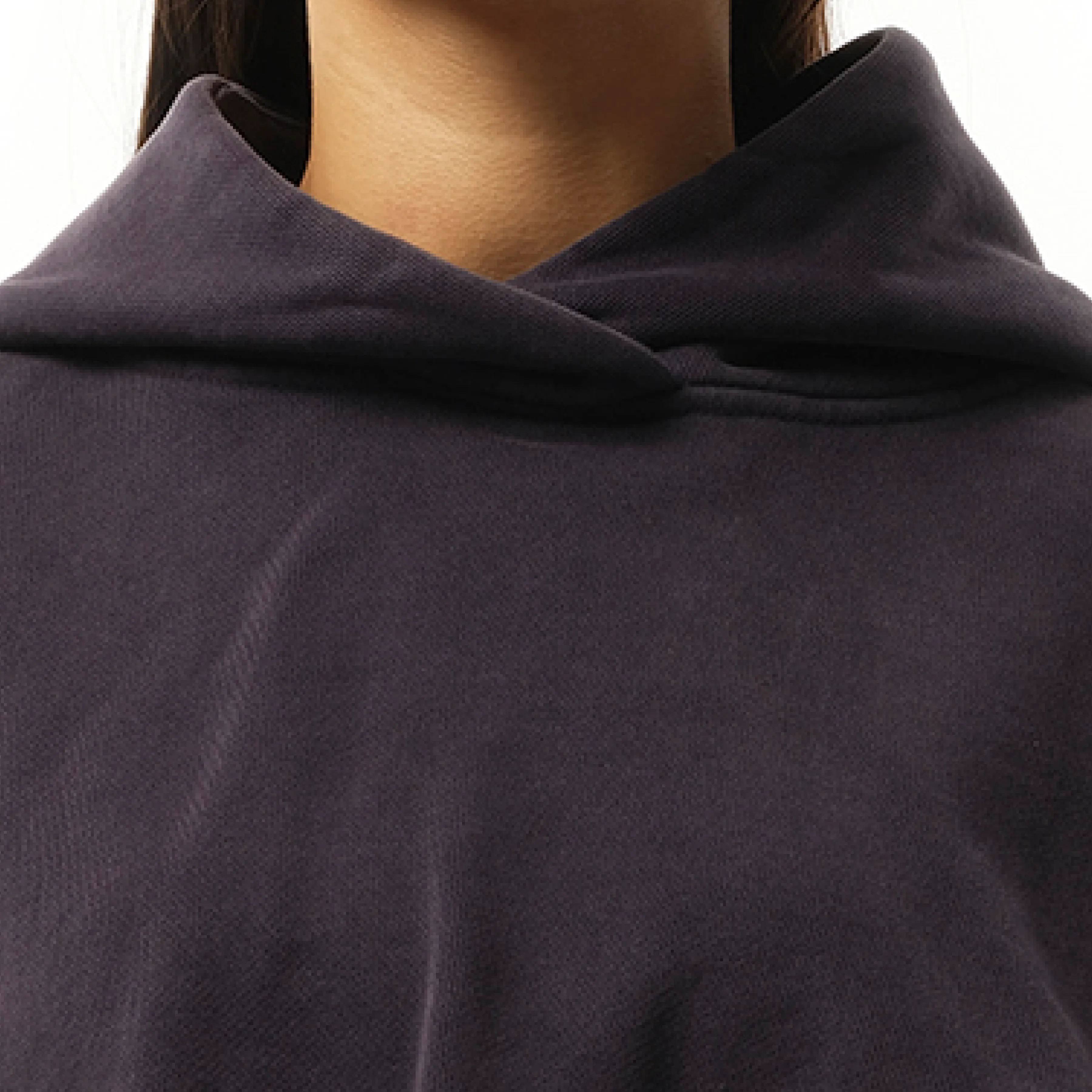 Cropped Heavy Hood in Ink sold by MARAIS product image thumbnail 3