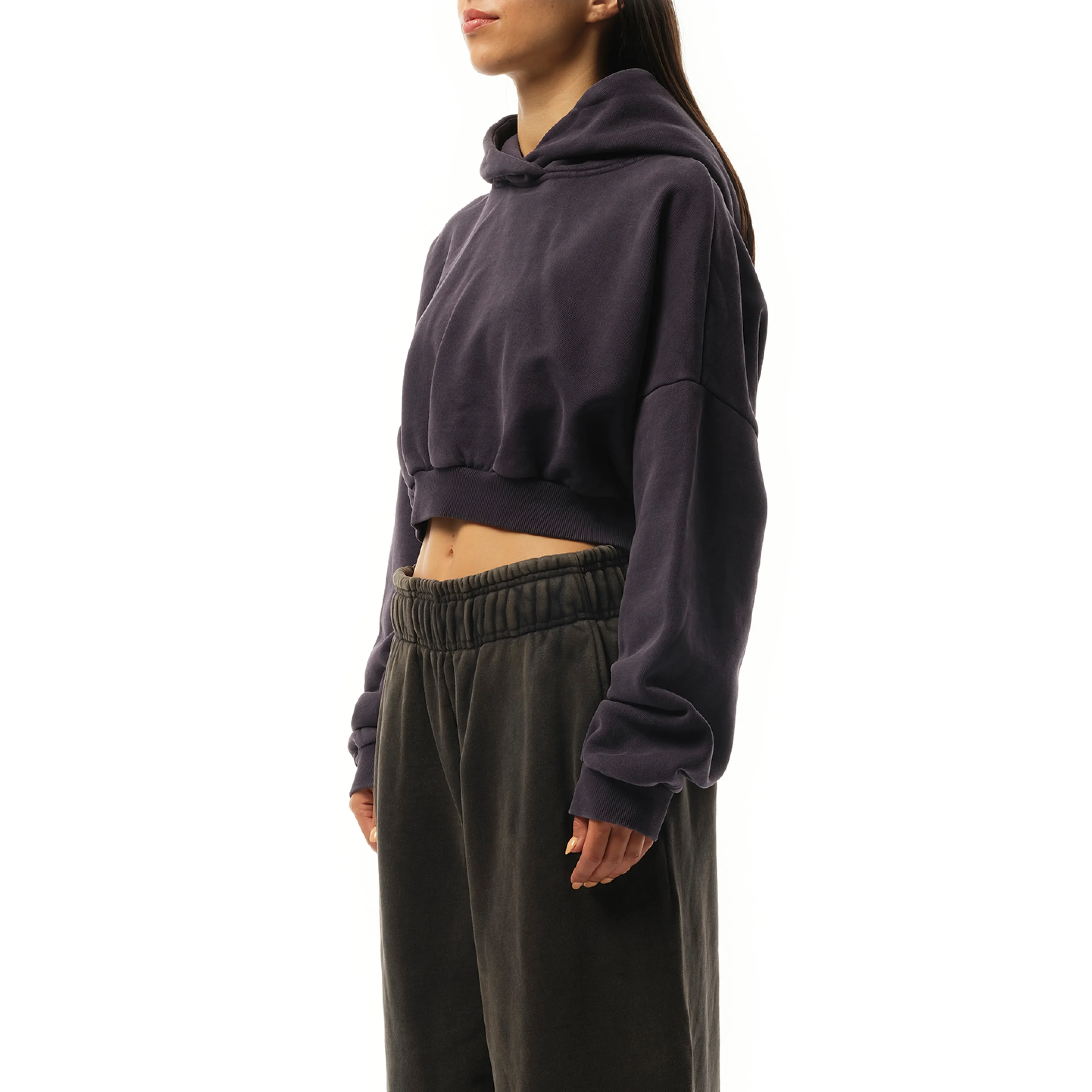 Cropped Heavy Hood in Ink sold by MARAIS product image thumbnail 5