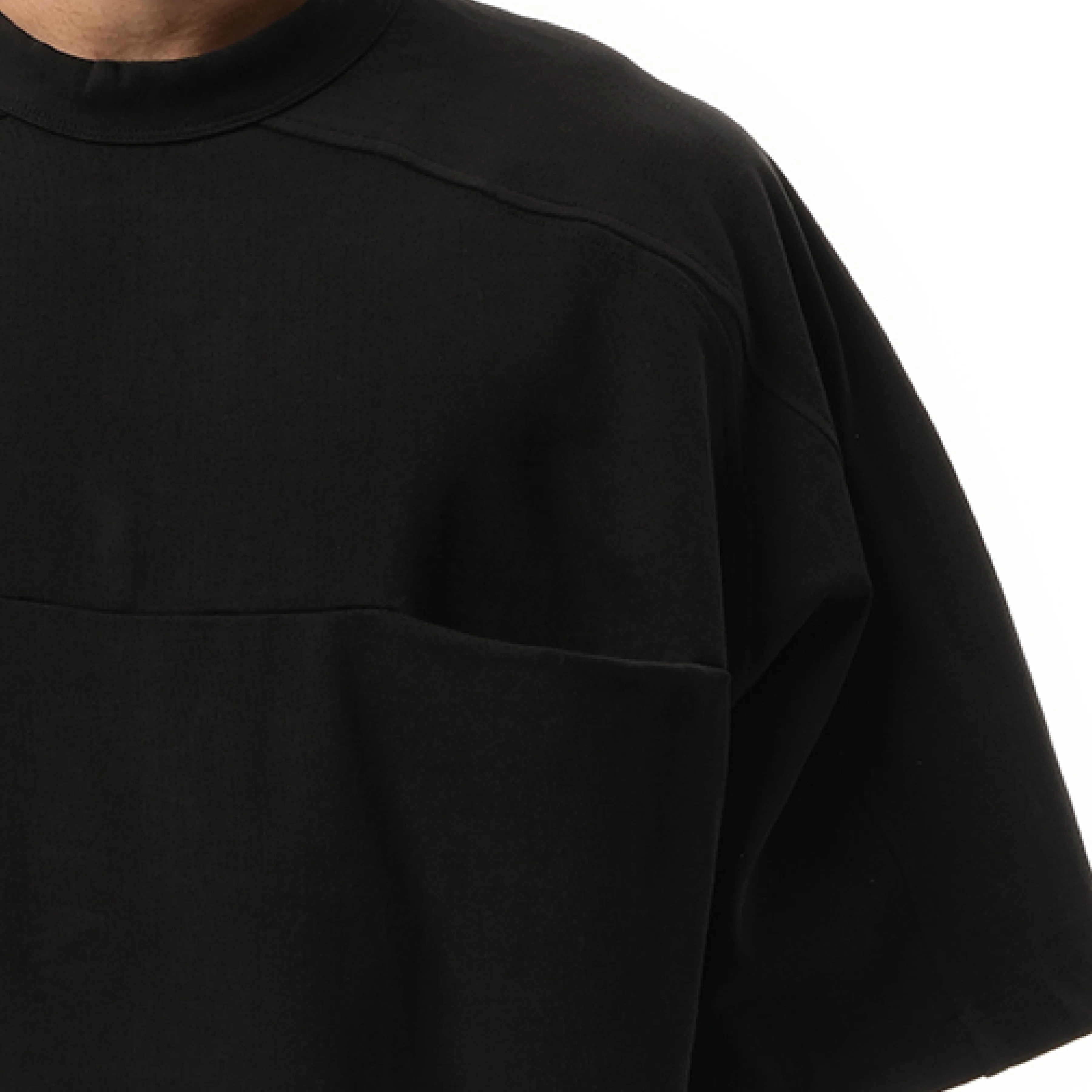 Heavy Pocket T-Shirt in Soot sold by MARAIS product image thumbnail 3