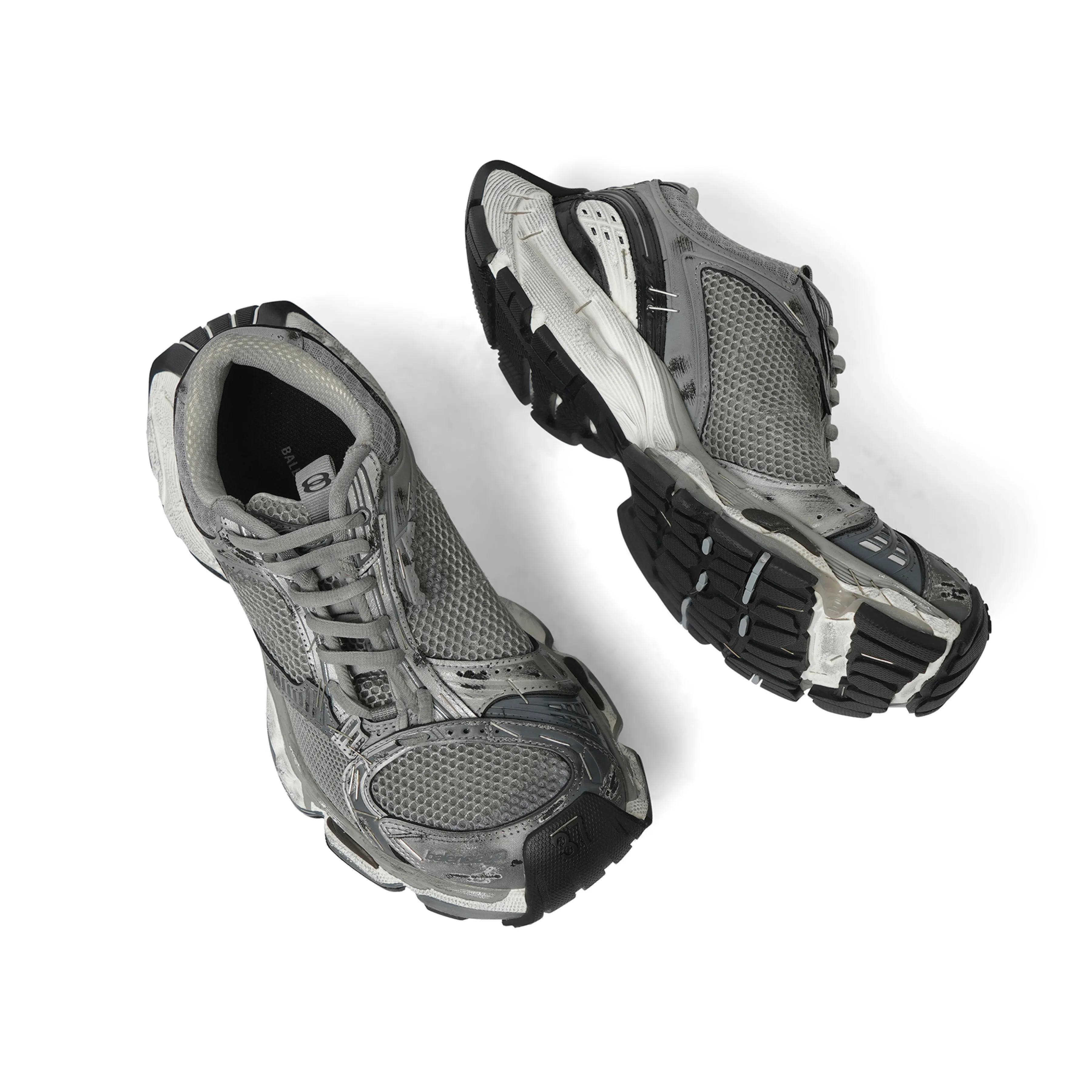 Stapler Sneaker in Grey/Silver/Black/White sold by MARAIS product image thumbnail 4