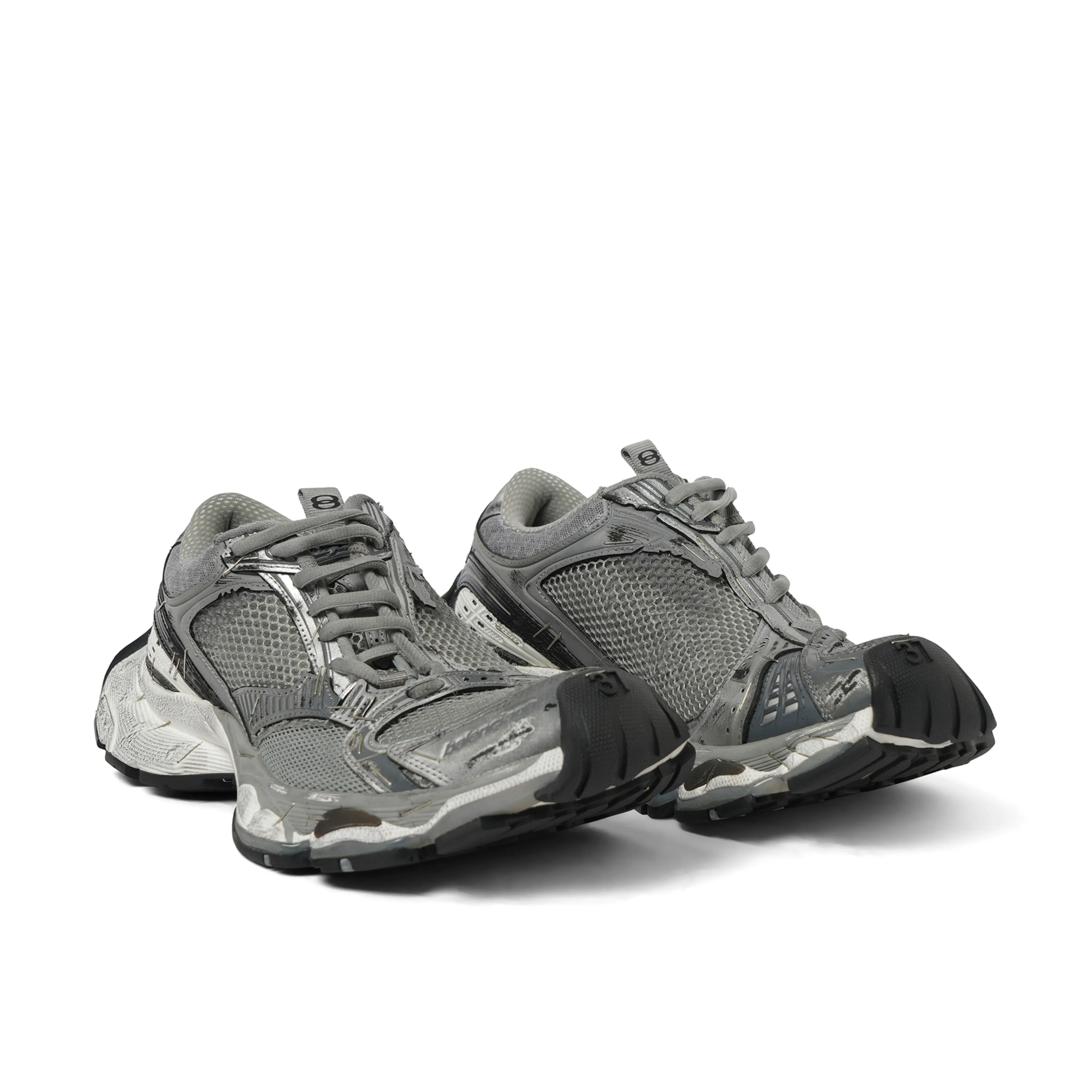 Stapler Sneaker in Grey/Silver/Black/White sold by MARAIS product image thumbnail 2