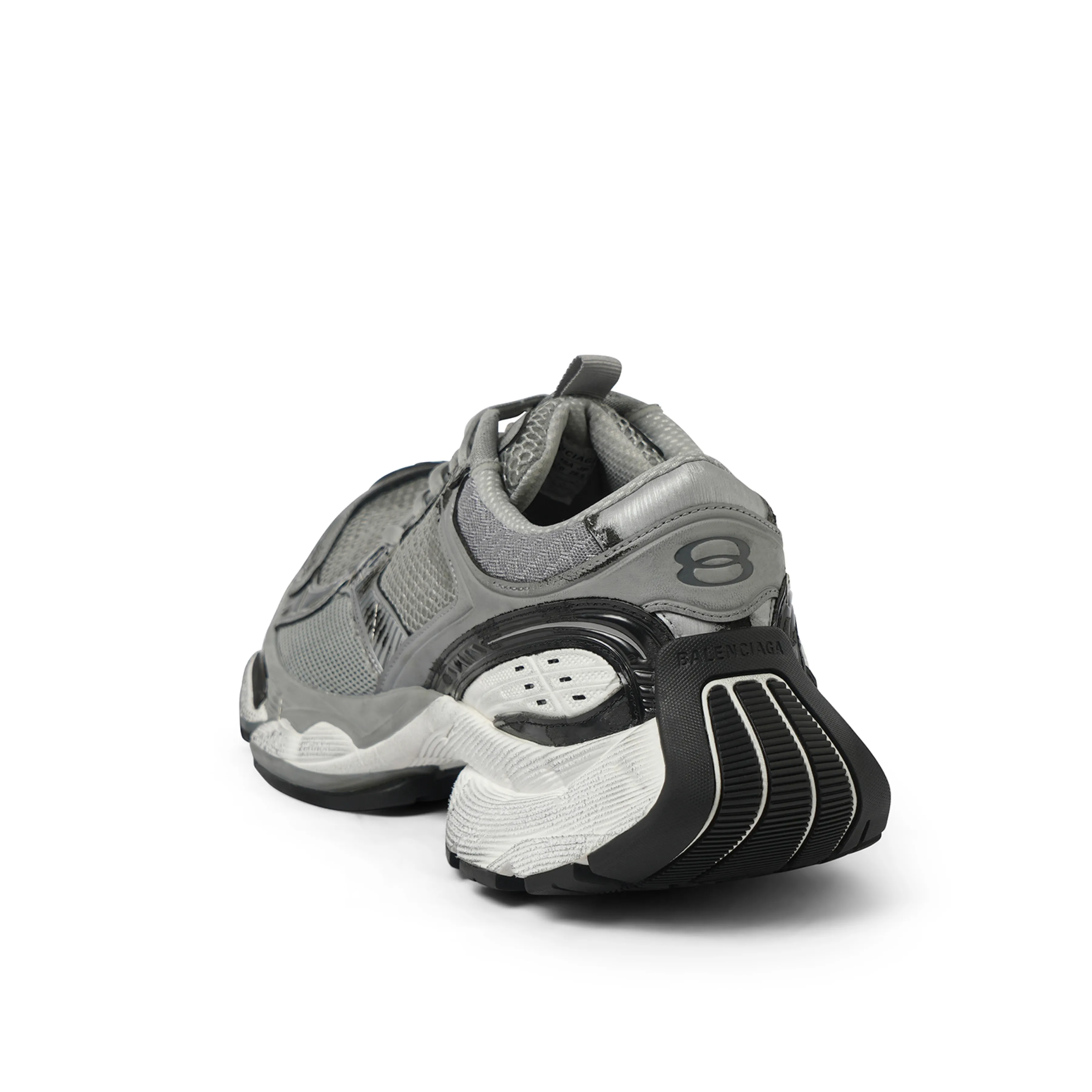 Stapler Sneaker in Grey/Silver/Black/White sold by MARAIS product image thumbnail 3