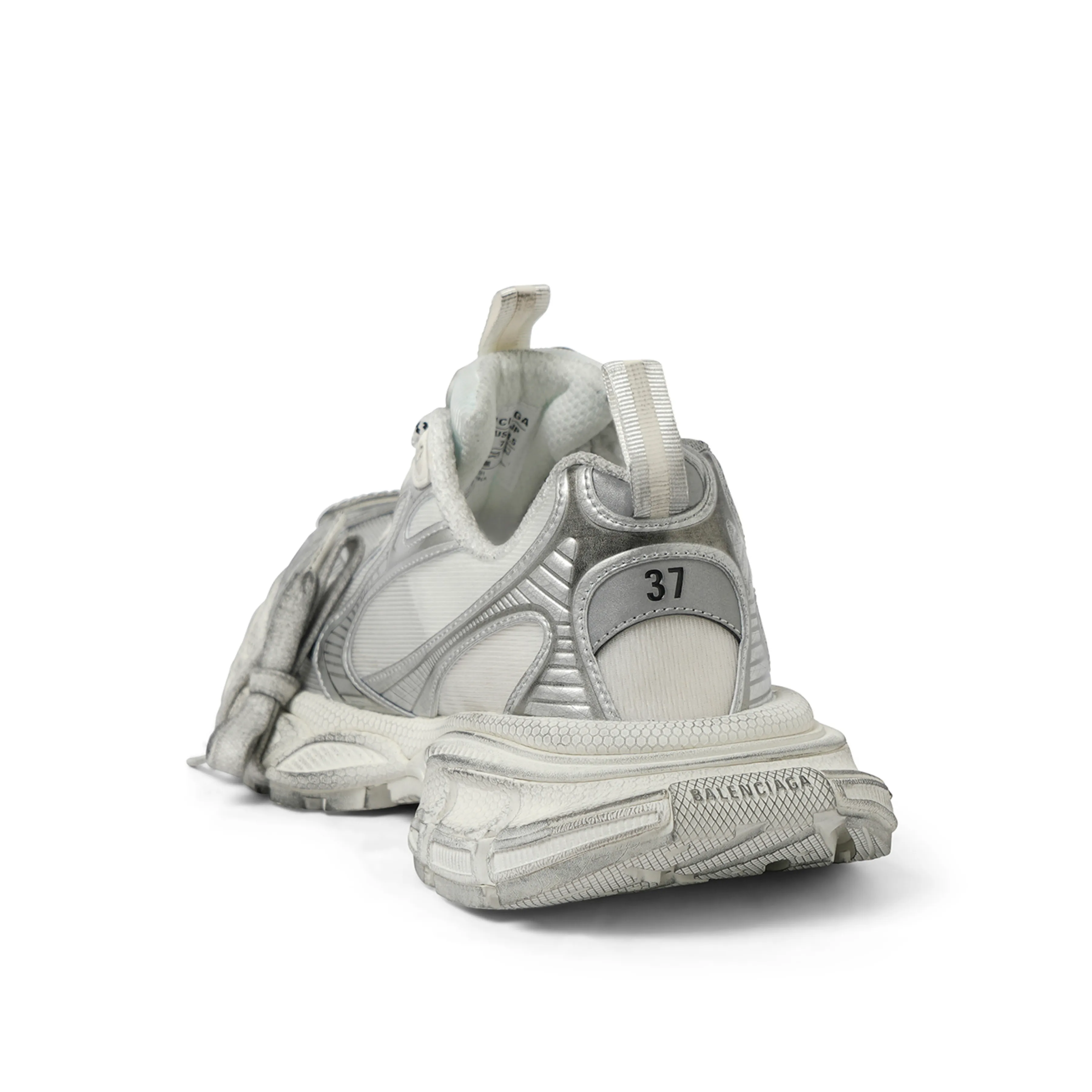 3XL Sneaker in White/Silver sold by MARAIS product image thumbnail 3
