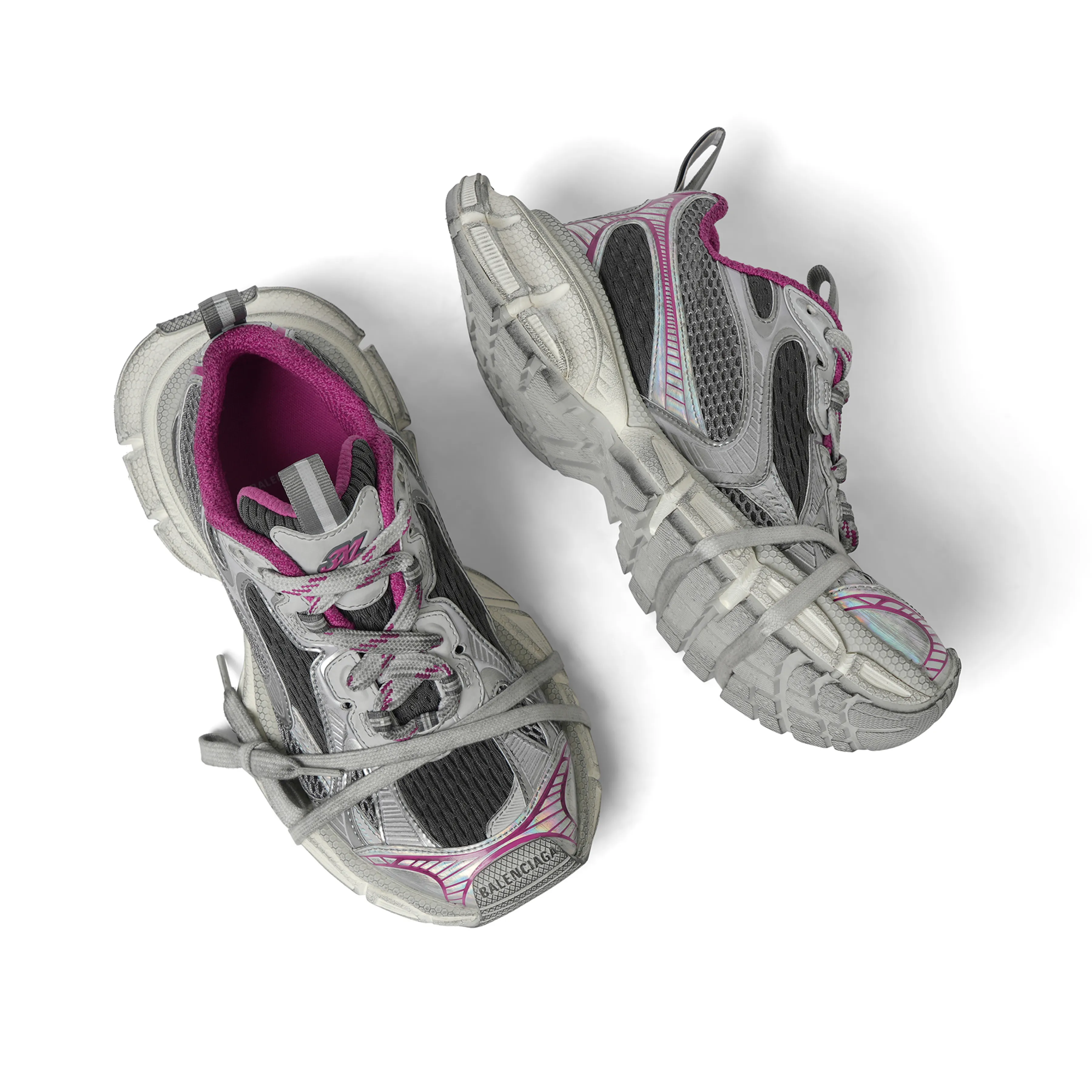 3XL Sneaker in Grey/White/Pink sold by MARAIS product image thumbnail 4