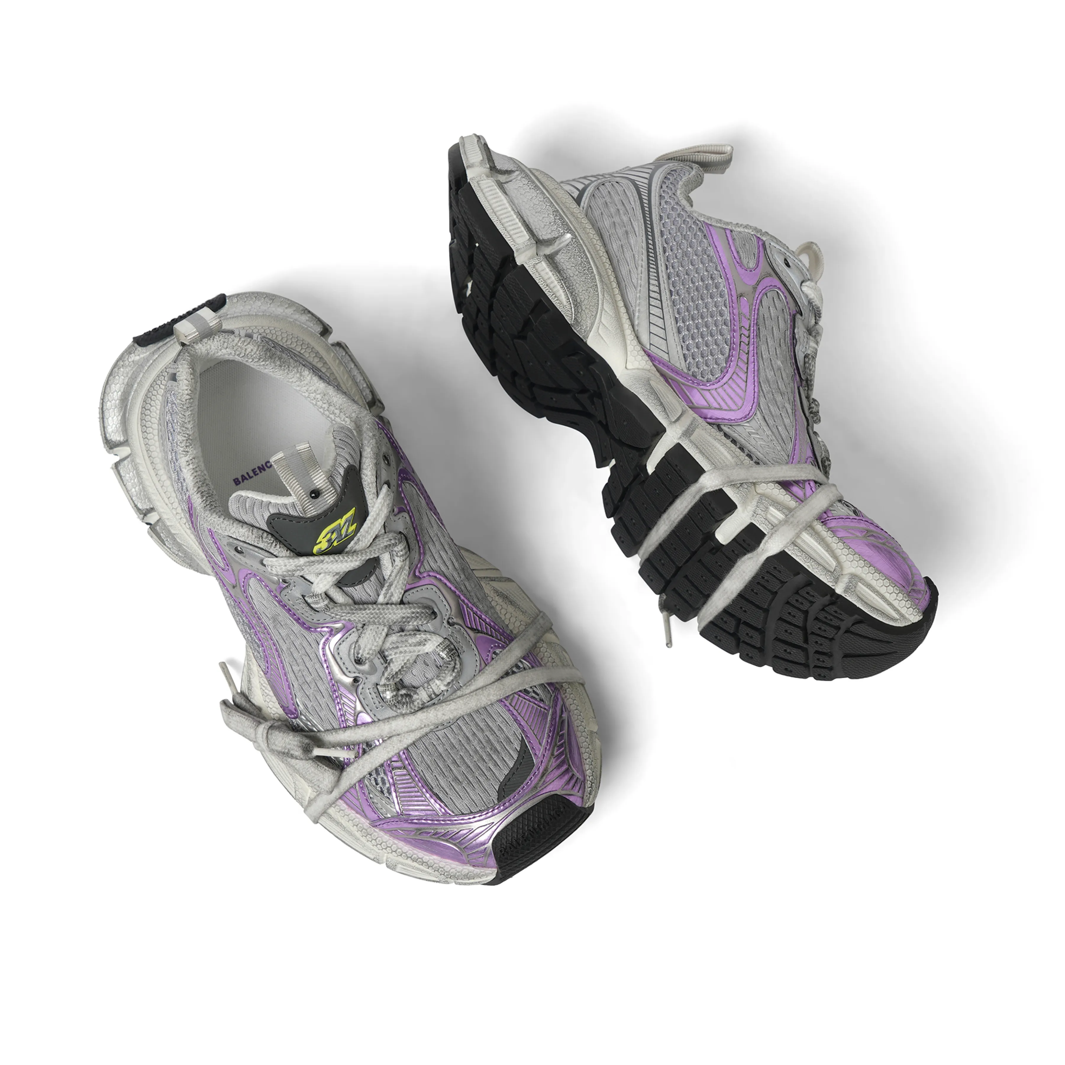 3XL Sneaker in Grey/Purple/White sold by MARAIS product image thumbnail 4