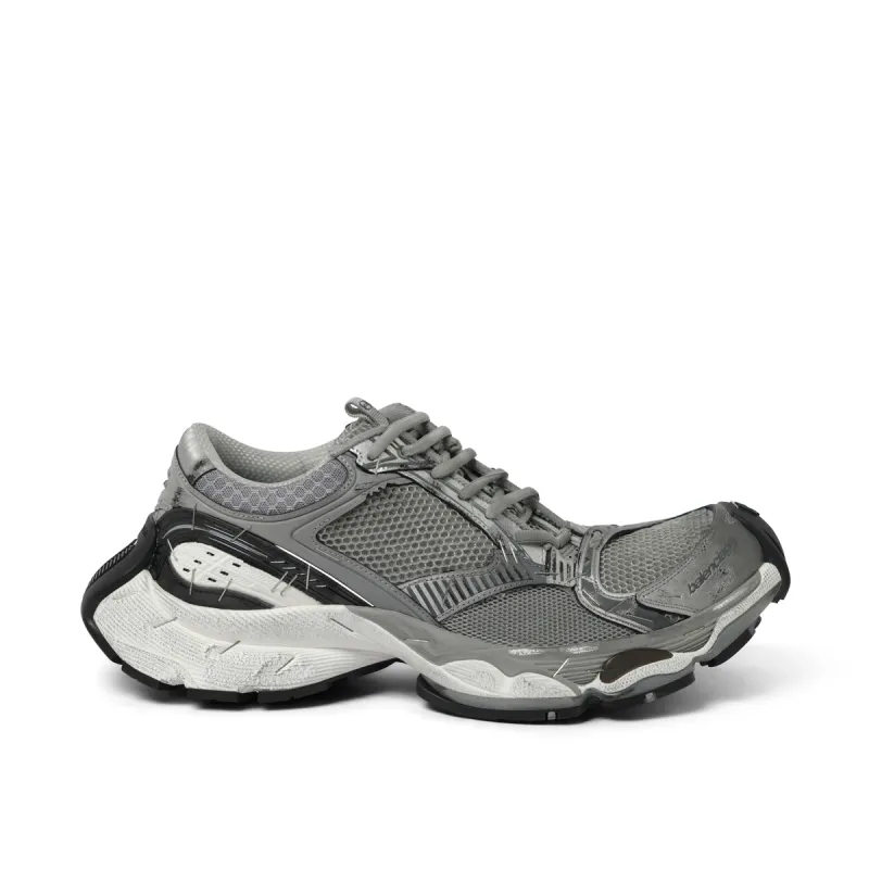 Stapler Sneaker in Grey/Silver/Black/White sold by MARAIS