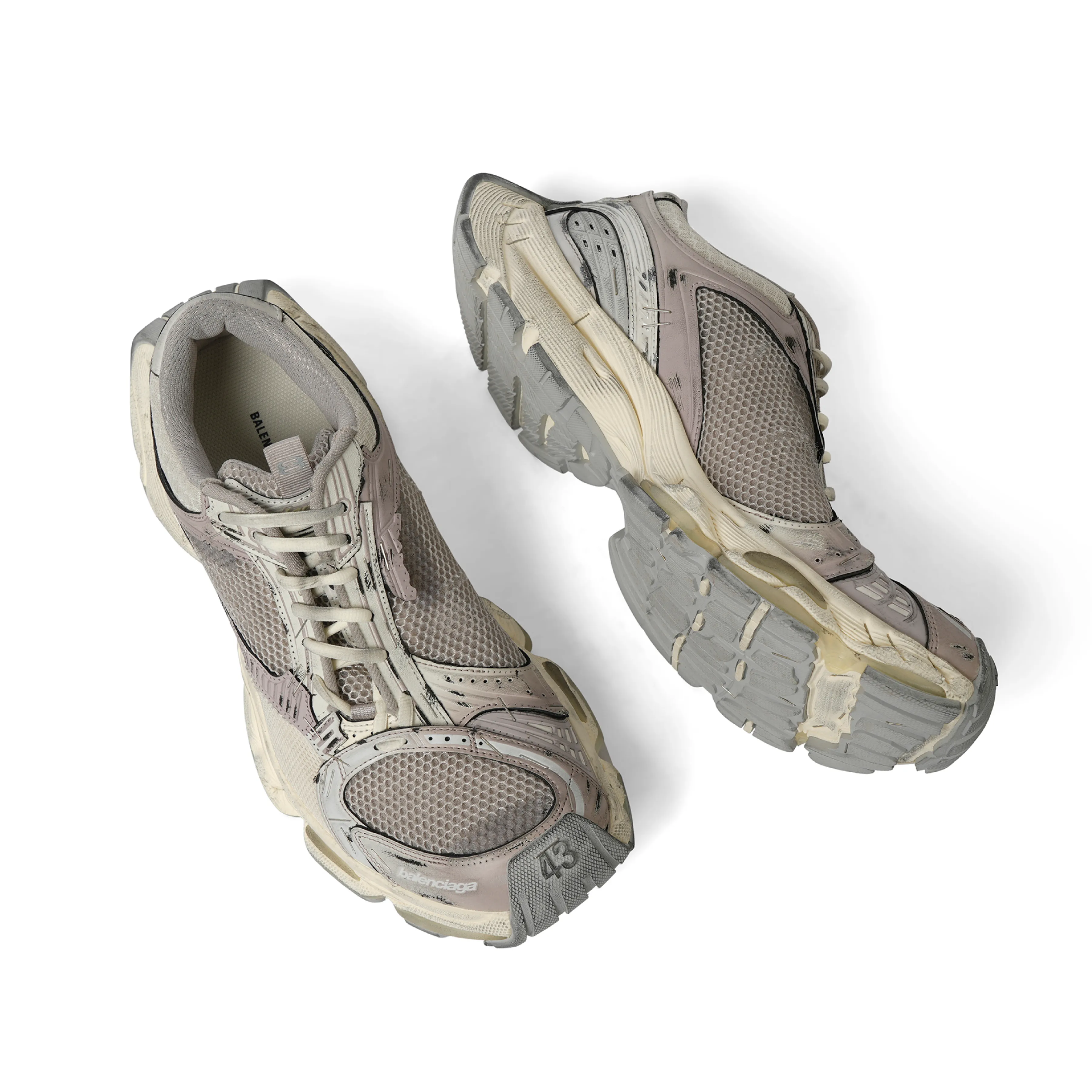 Stapler Sneaker in Beige/Grey sold by MARAIS product image thumbnail 4