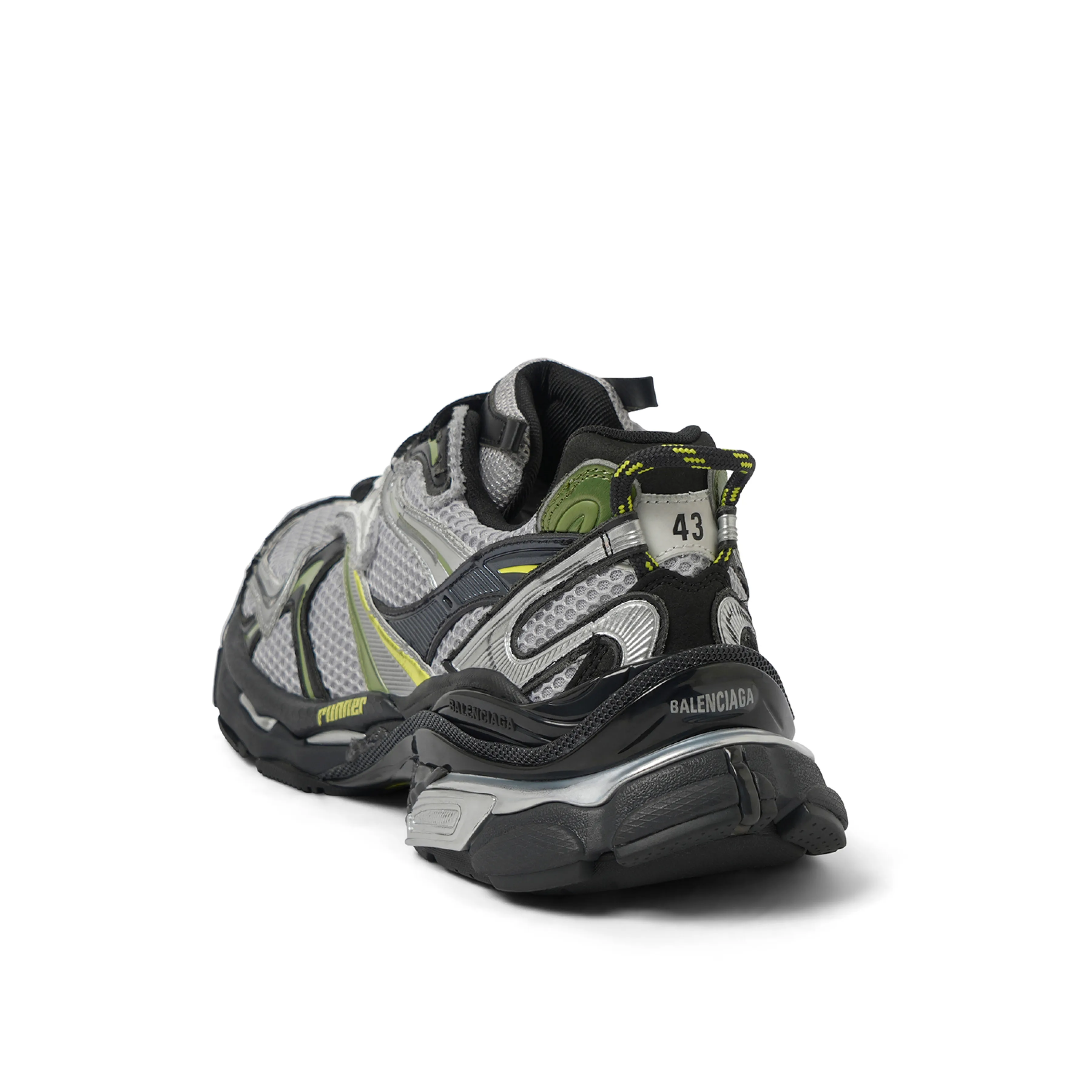 Runner 2 Sneaker in Grey/Khaki/Yellow sold by MARAIS product image thumbnail 3