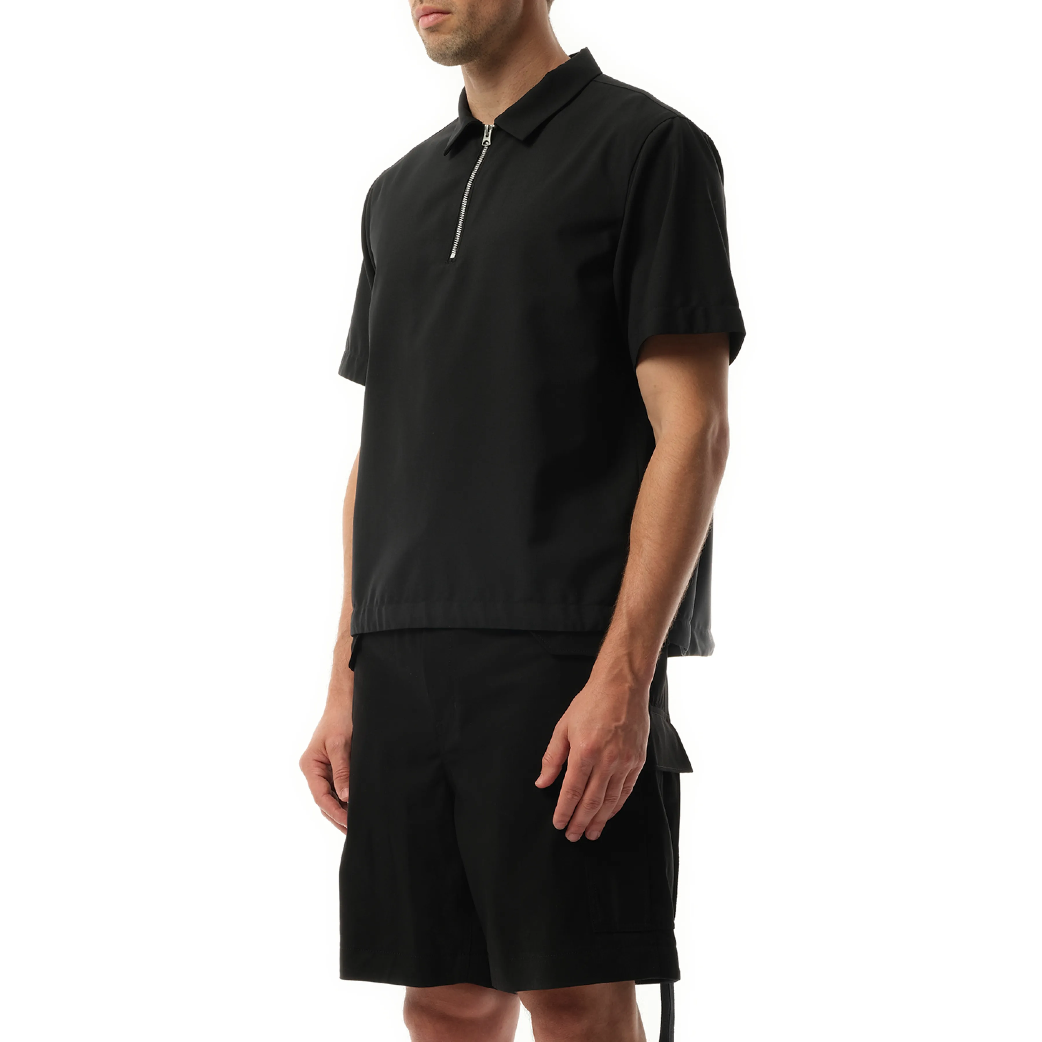Suiting Polo Shirt in Black sold by MARAIS product image thumbnail 5