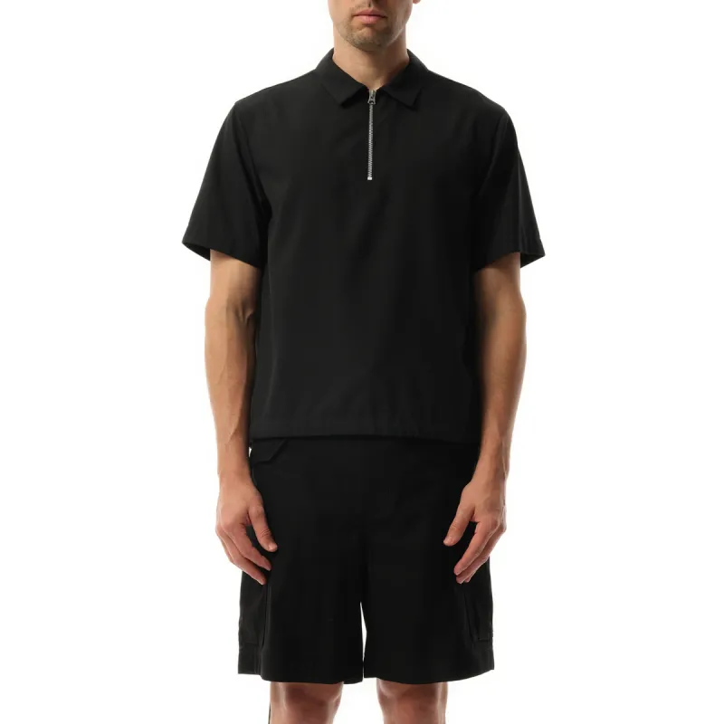 Suiting Polo Shirt in Black sold by MARAIS