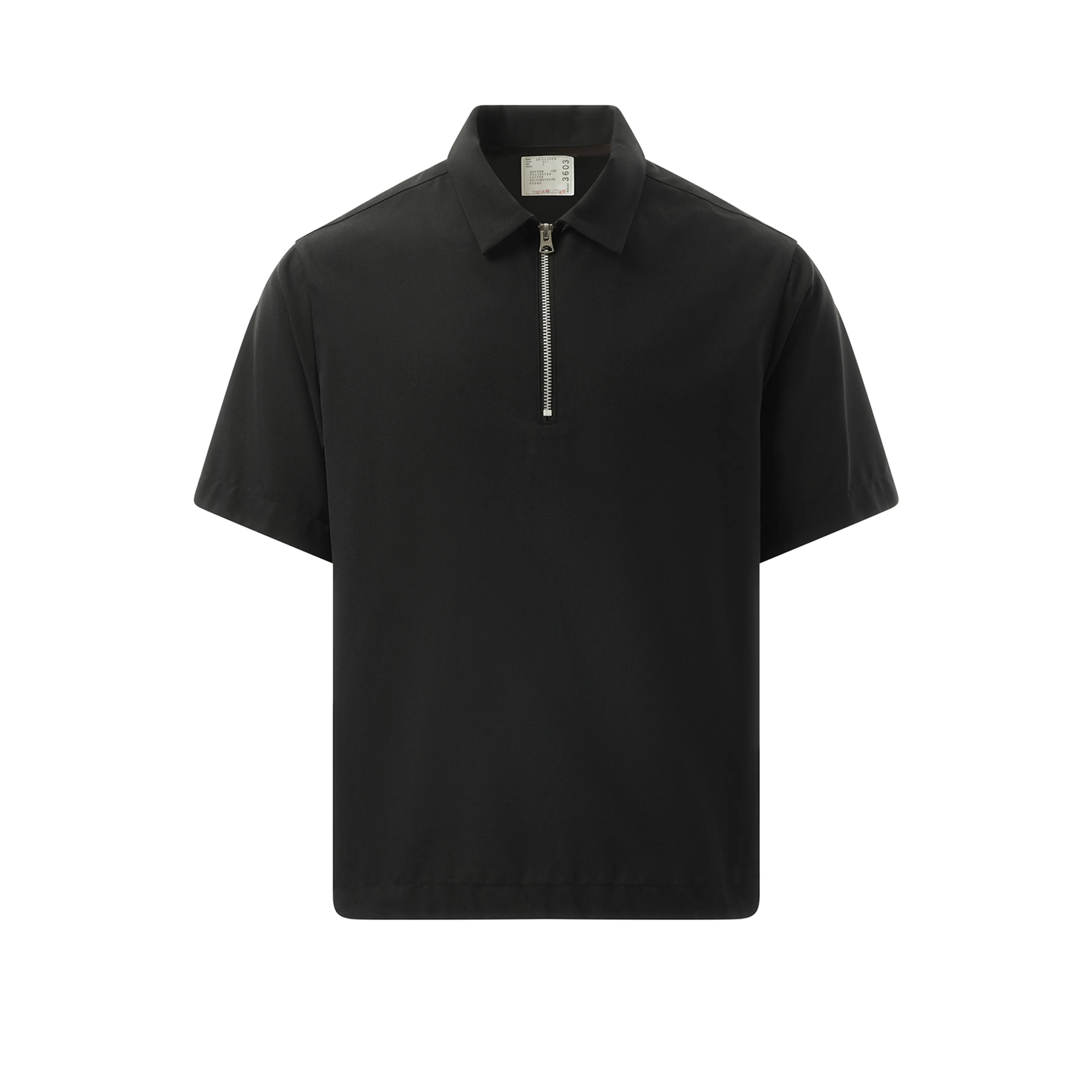Suiting Polo Shirt in Black sold by MARAIS product image thumbnail 2