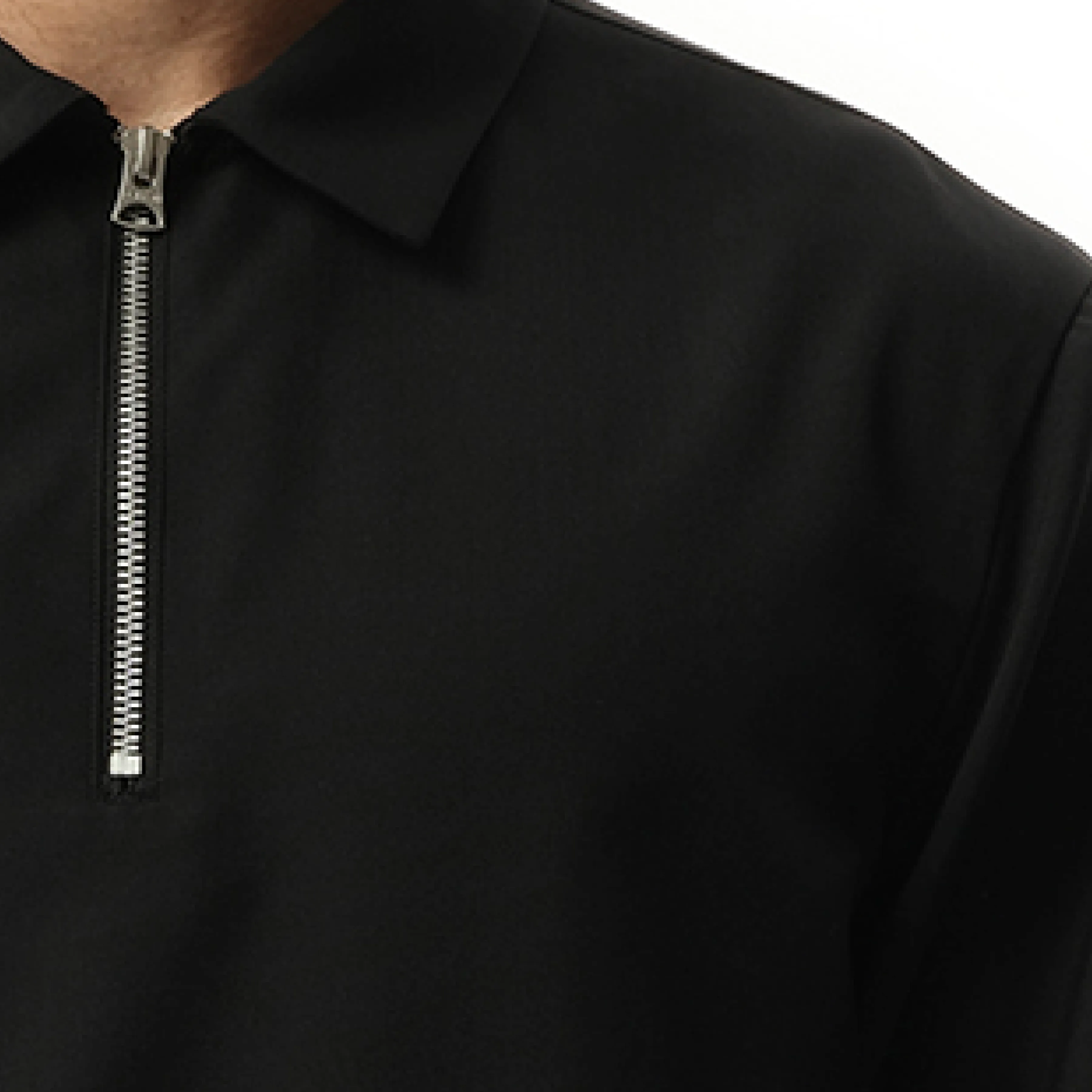 Suiting Polo Shirt in Black sold by MARAIS product image thumbnail 3