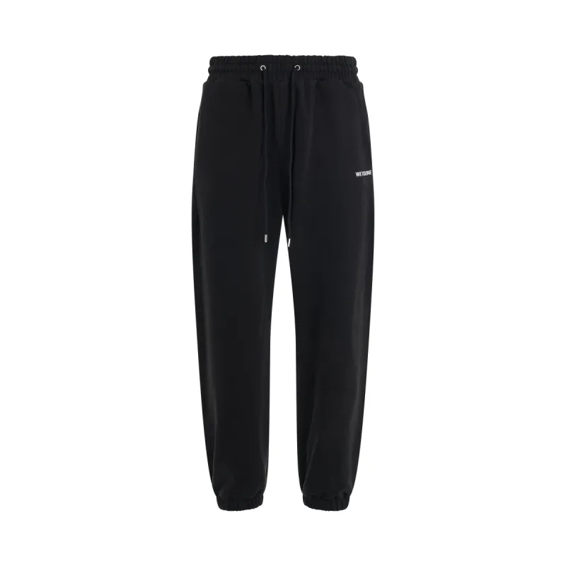 Logo Medium Lounge Pants in Black sold by MARAIS