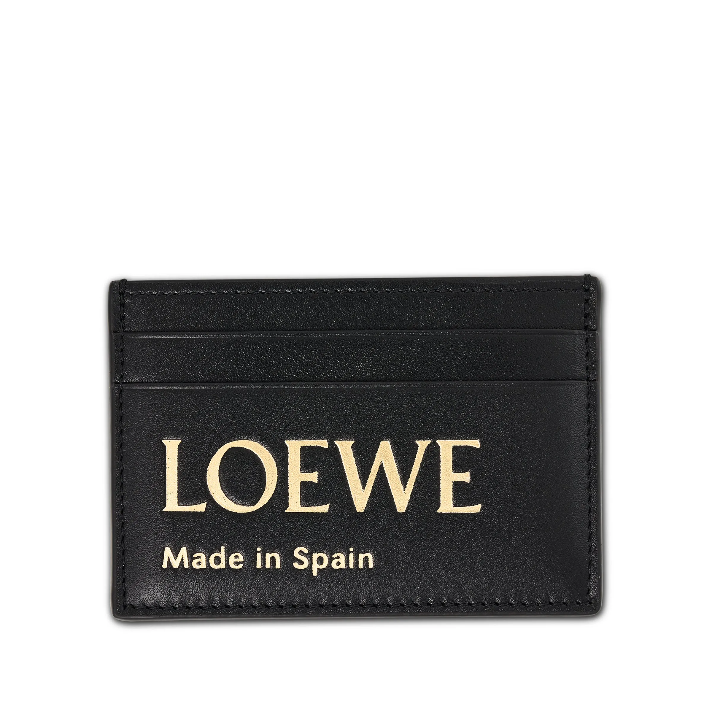 Loewe Embossed Plain Cardholder in Black sold by MARAIS