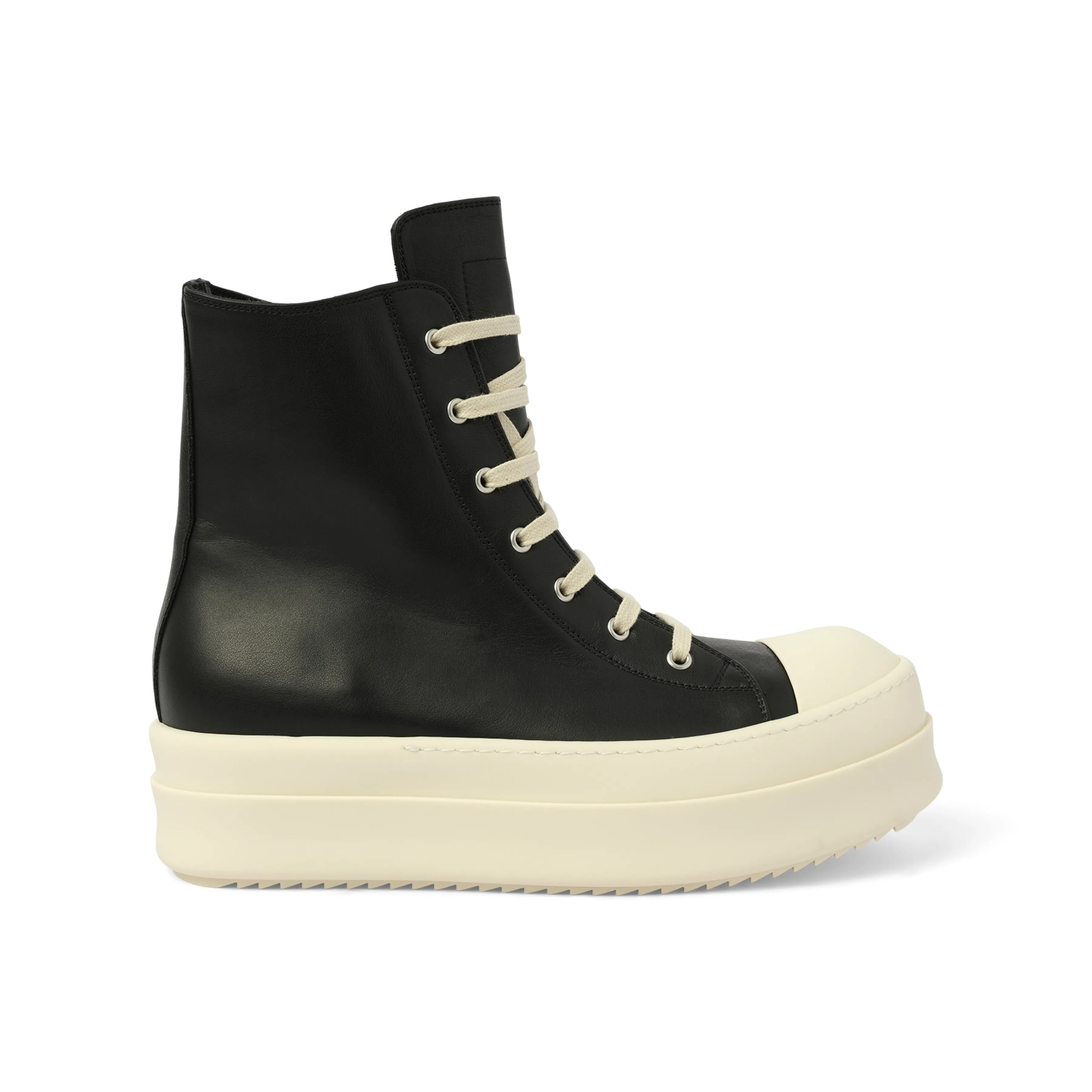 Mega Bumper Sneaks in Black/Milk/Milk sold by MARAIS