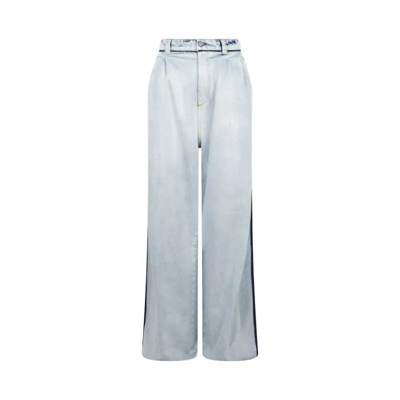5 Pocket Baggy Jeans in Icy Slip sold by MARAIS
