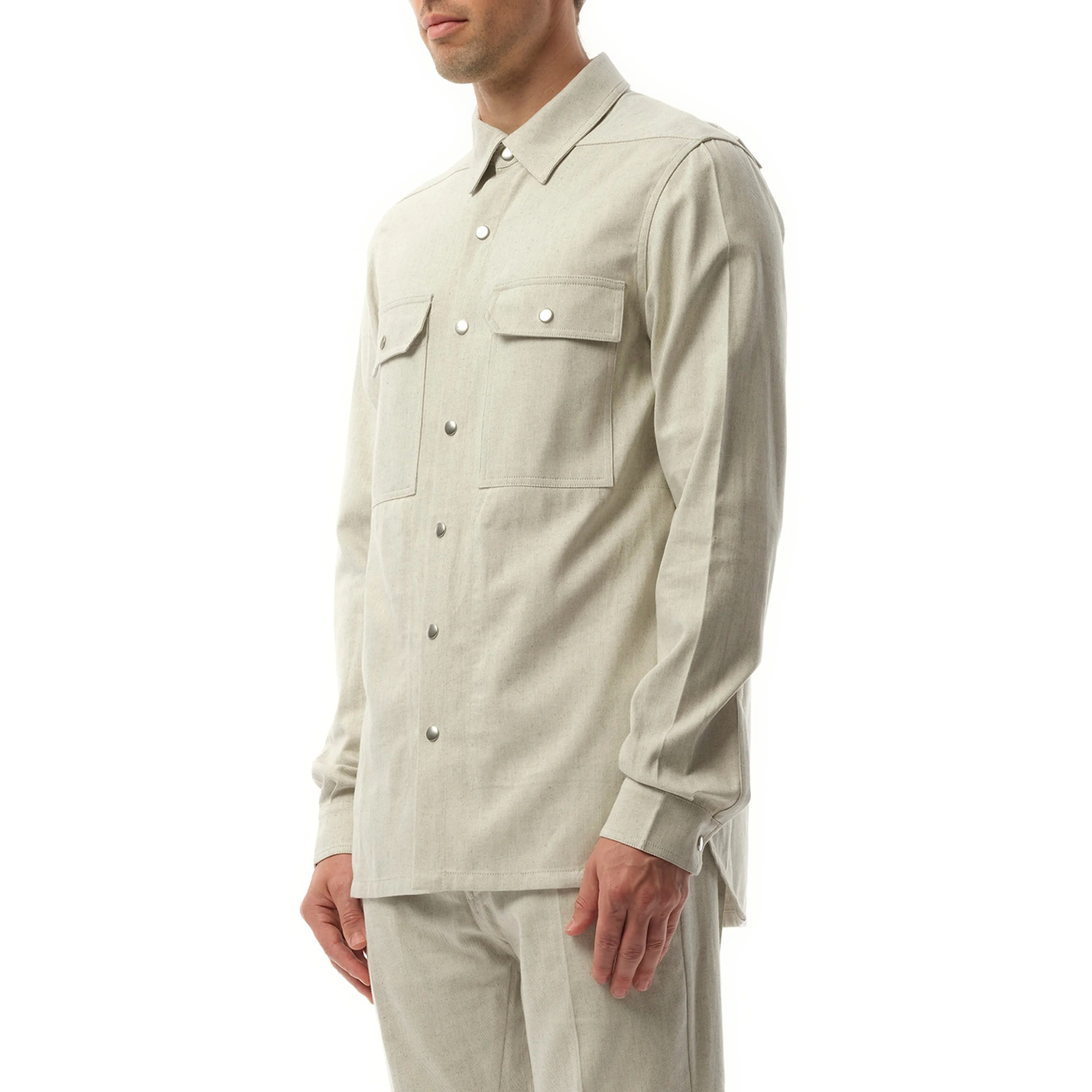 Denim Outershirt in Dinge sold by MARAIS product image thumbnail 5